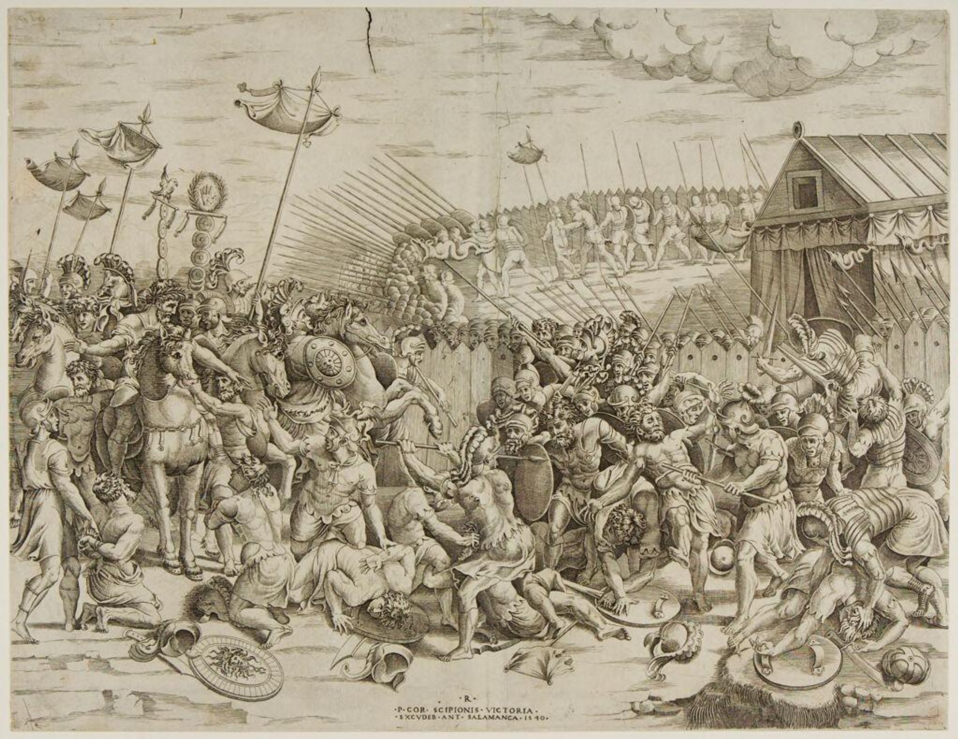 Triumph of Scipio by Agostino Veneziano