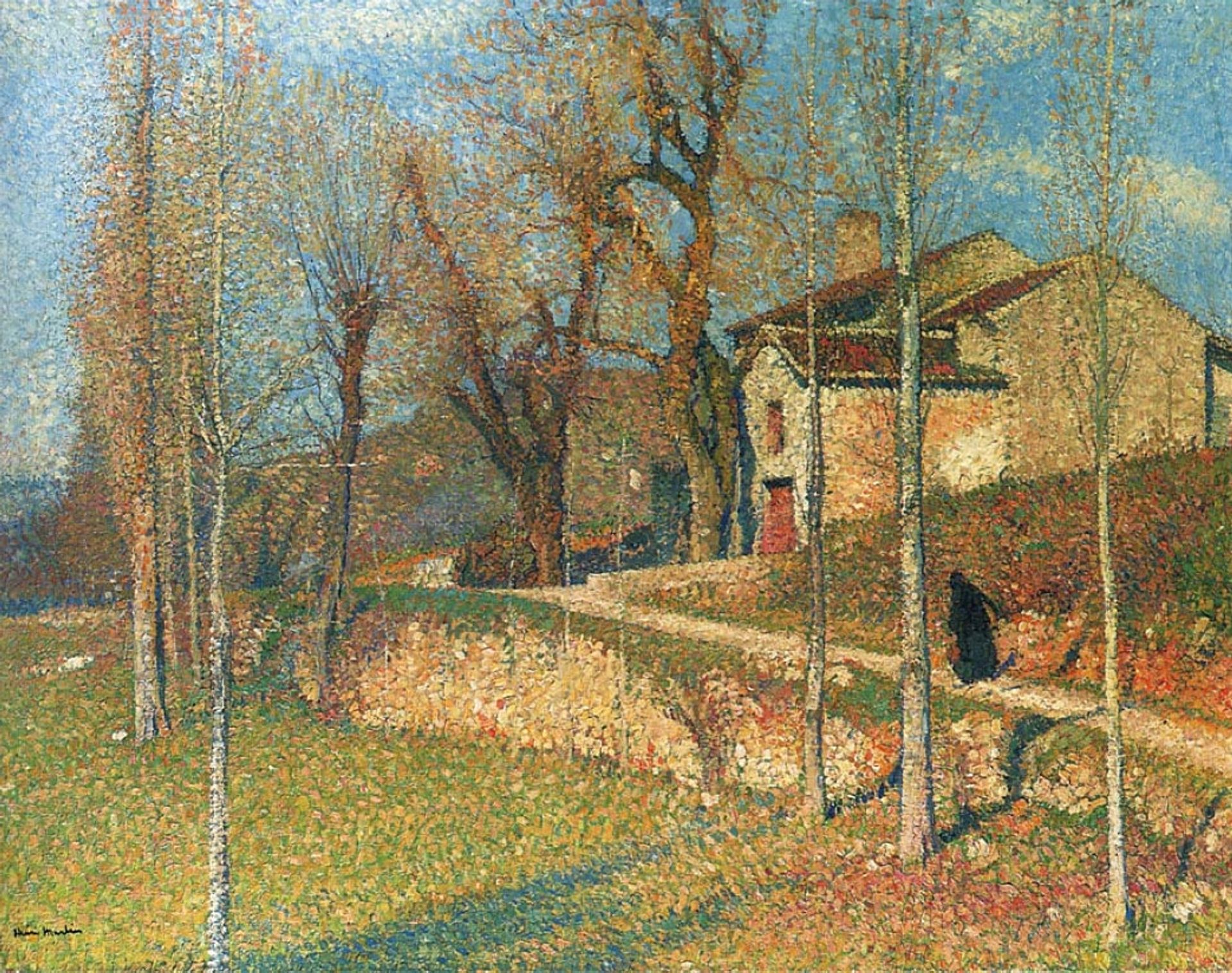 Near Colliure in Twilight by Henri Martin