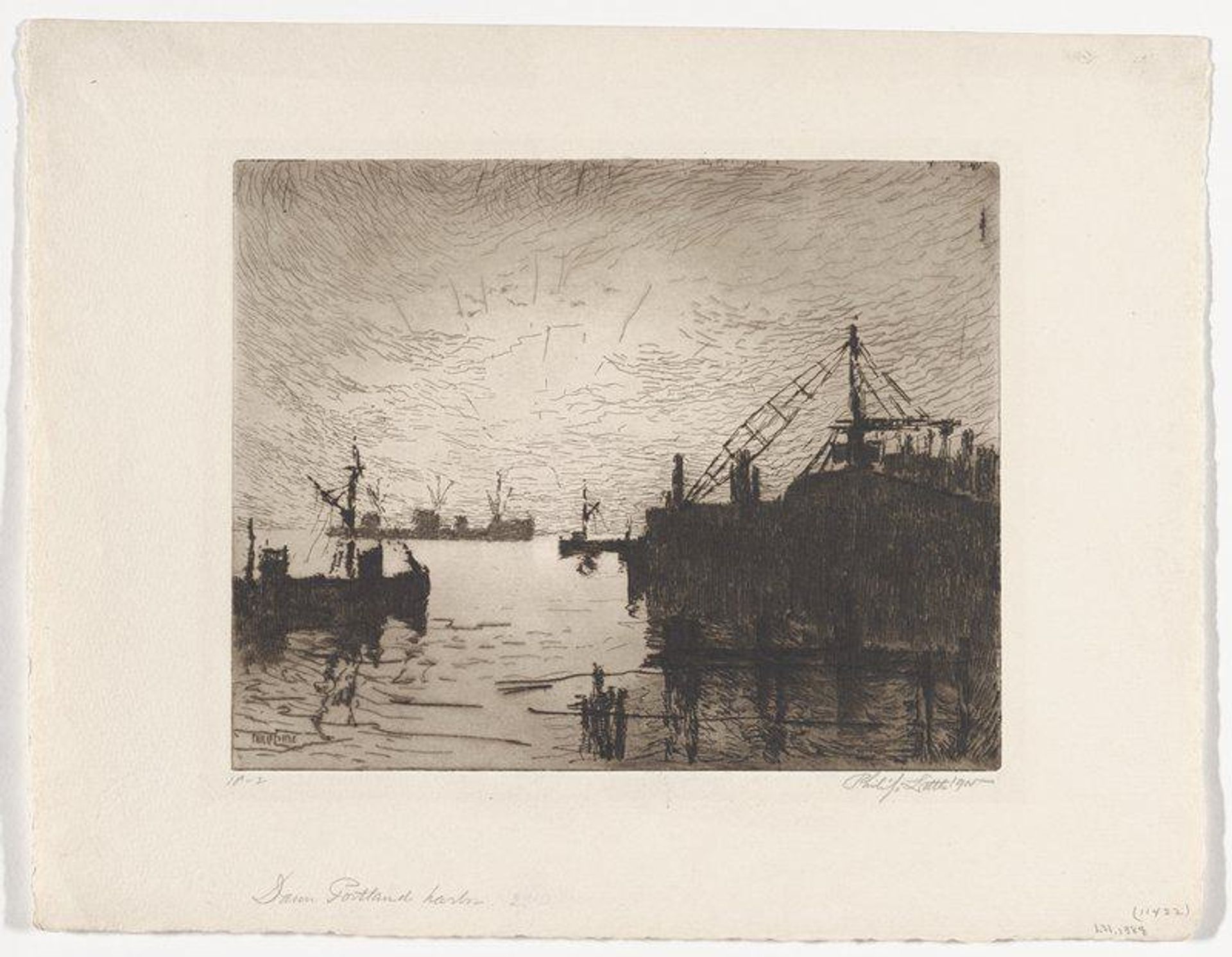 Dawn - Portland Harbor by Philip Little