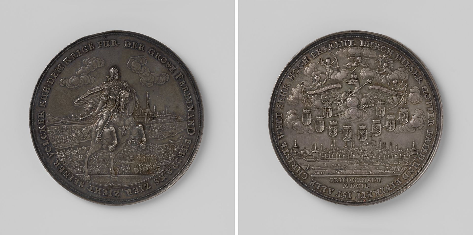 Vrede van Munster, ter ere van keizer Ferdinand III by Sebastian Dadler