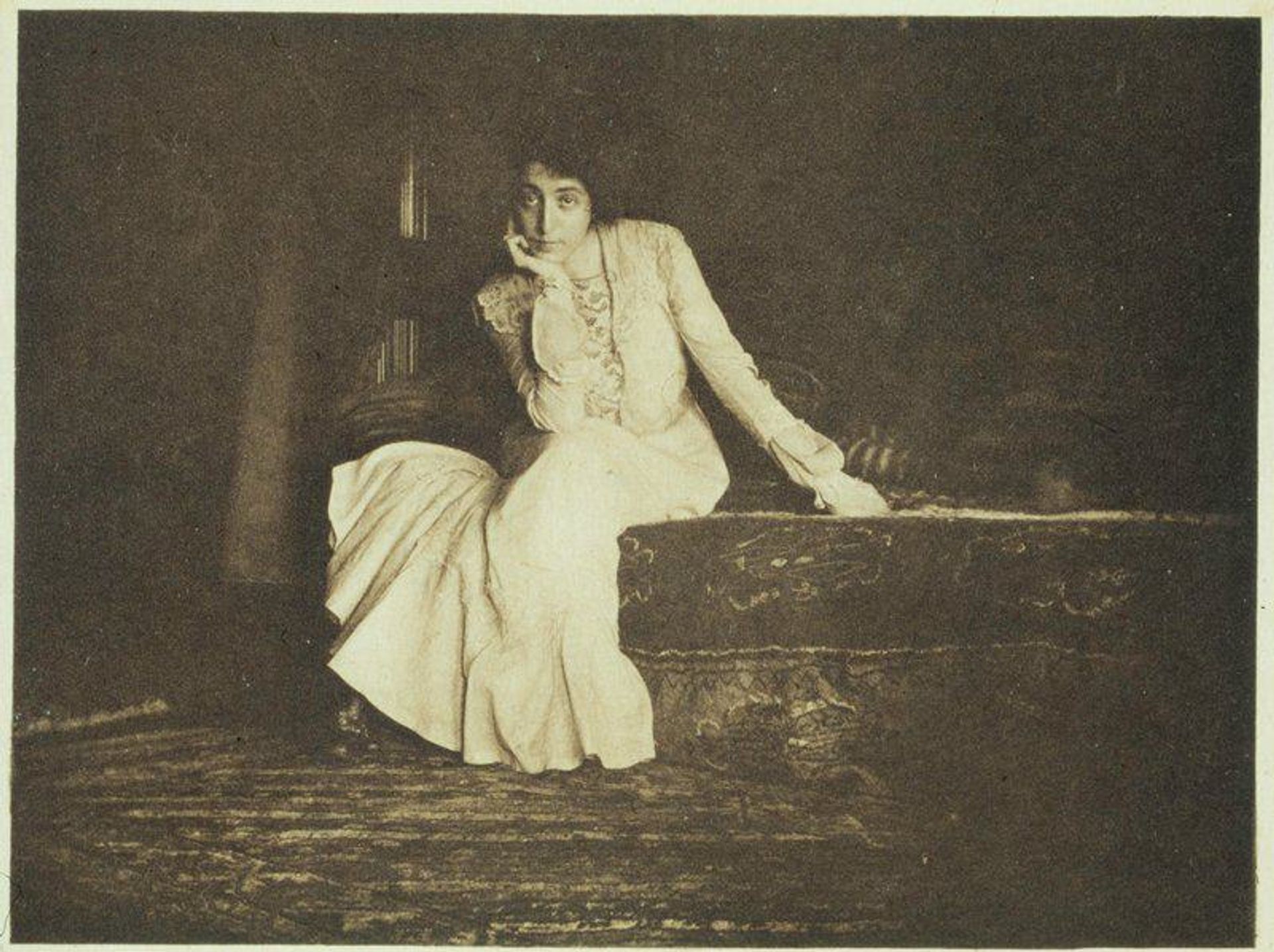 Portrait--Miss De C. by Joseph T. Keiley