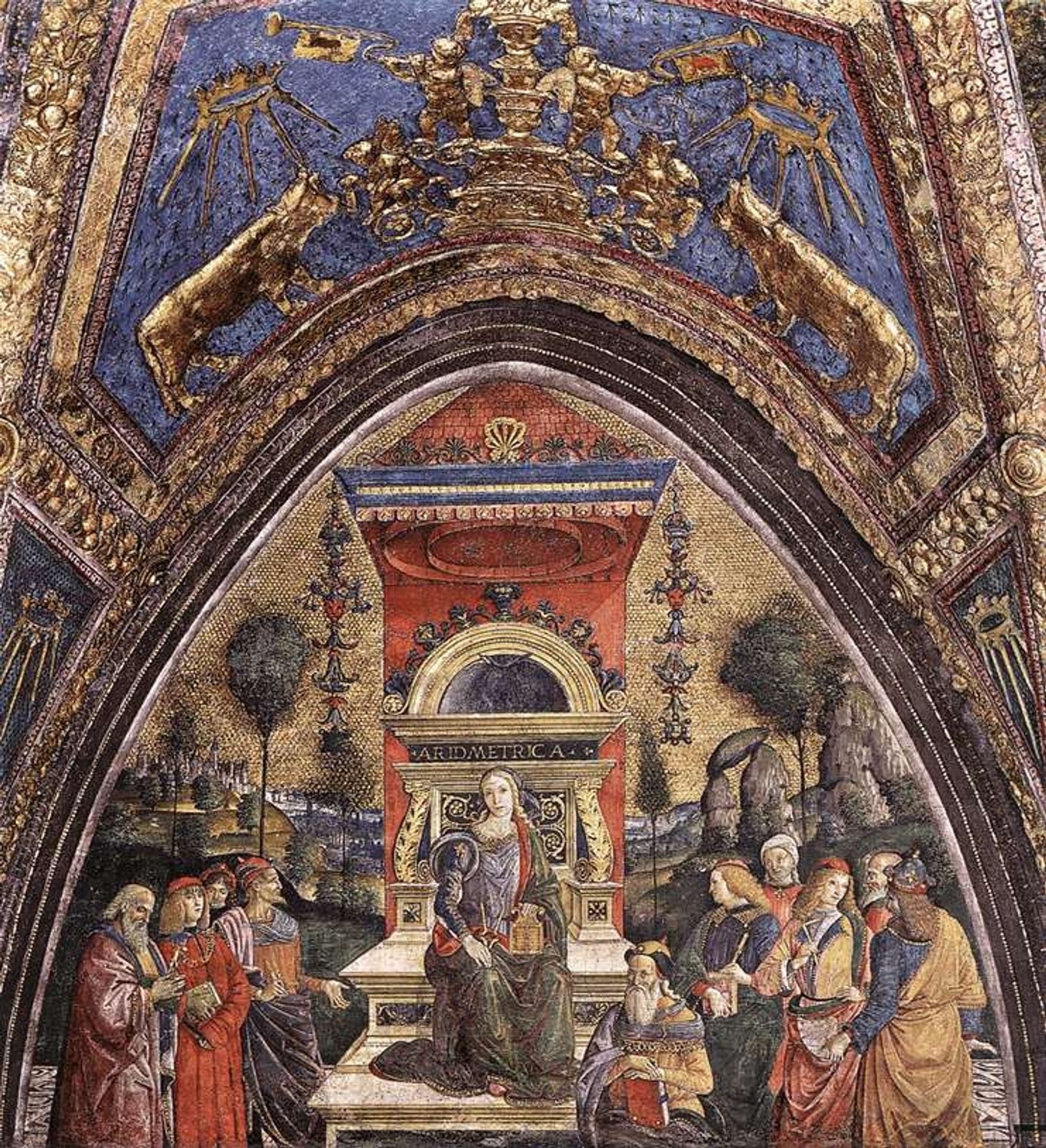 The Arithmetic by Pinturicchio