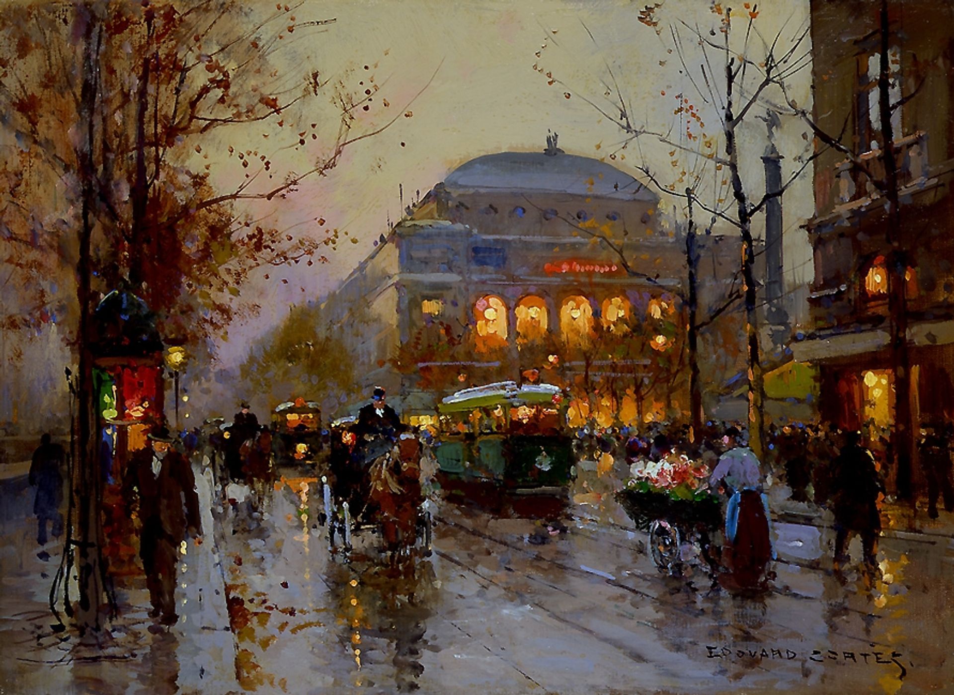 Theatre du Chatelet by Edouard Cortes