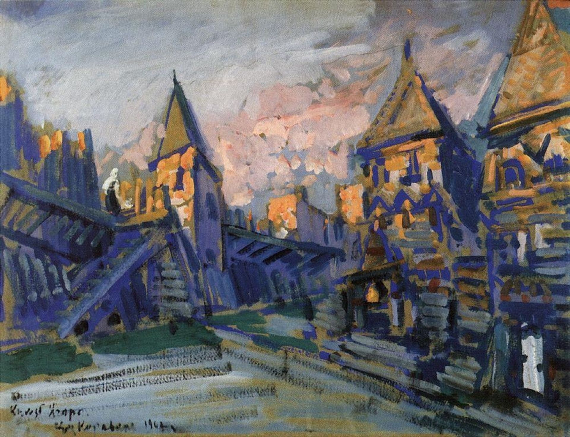 Yaroslavna's Lament by Konstantin Alexeevich Korovin
