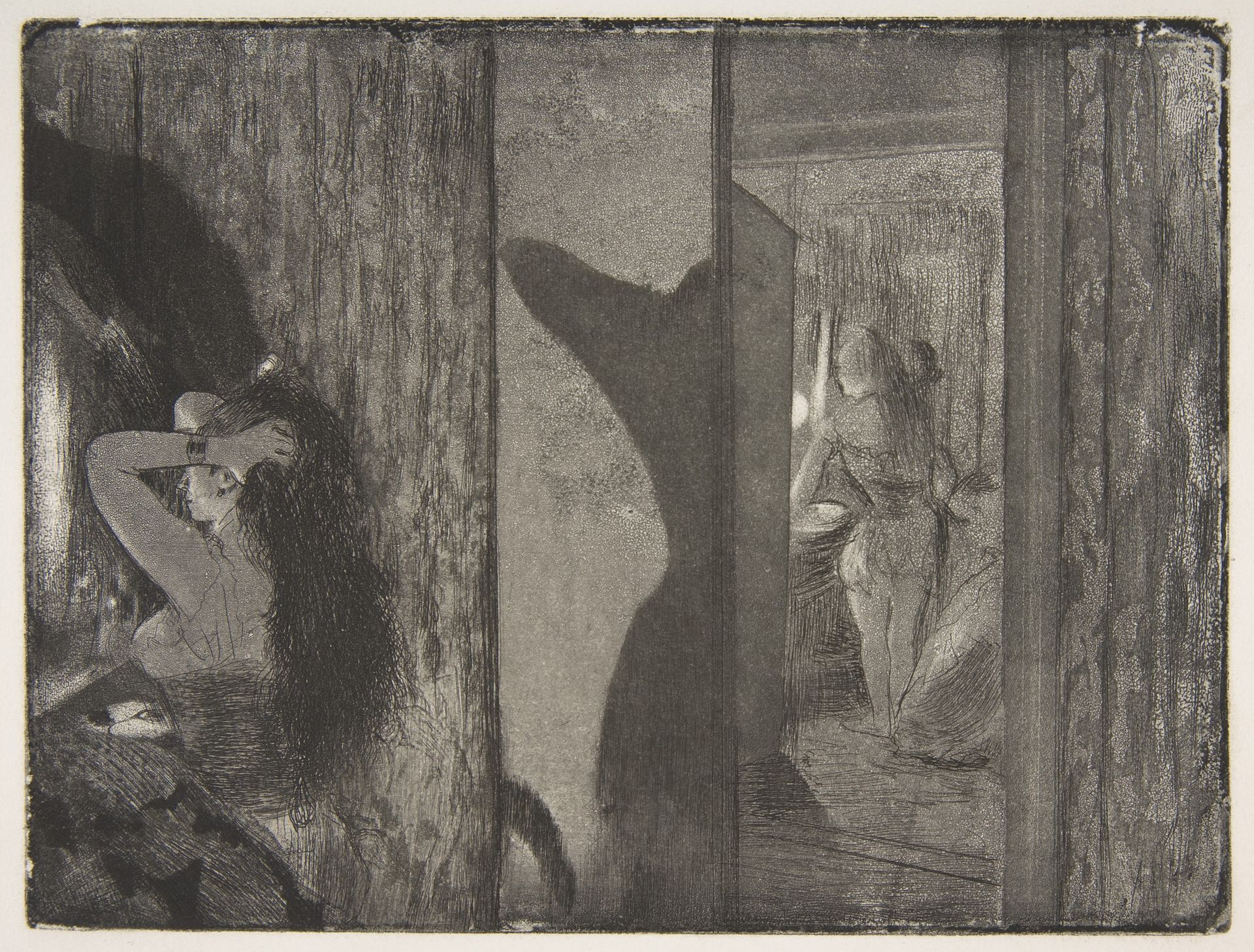 Actresses in Their Dressing Rooms by Edgar Degas