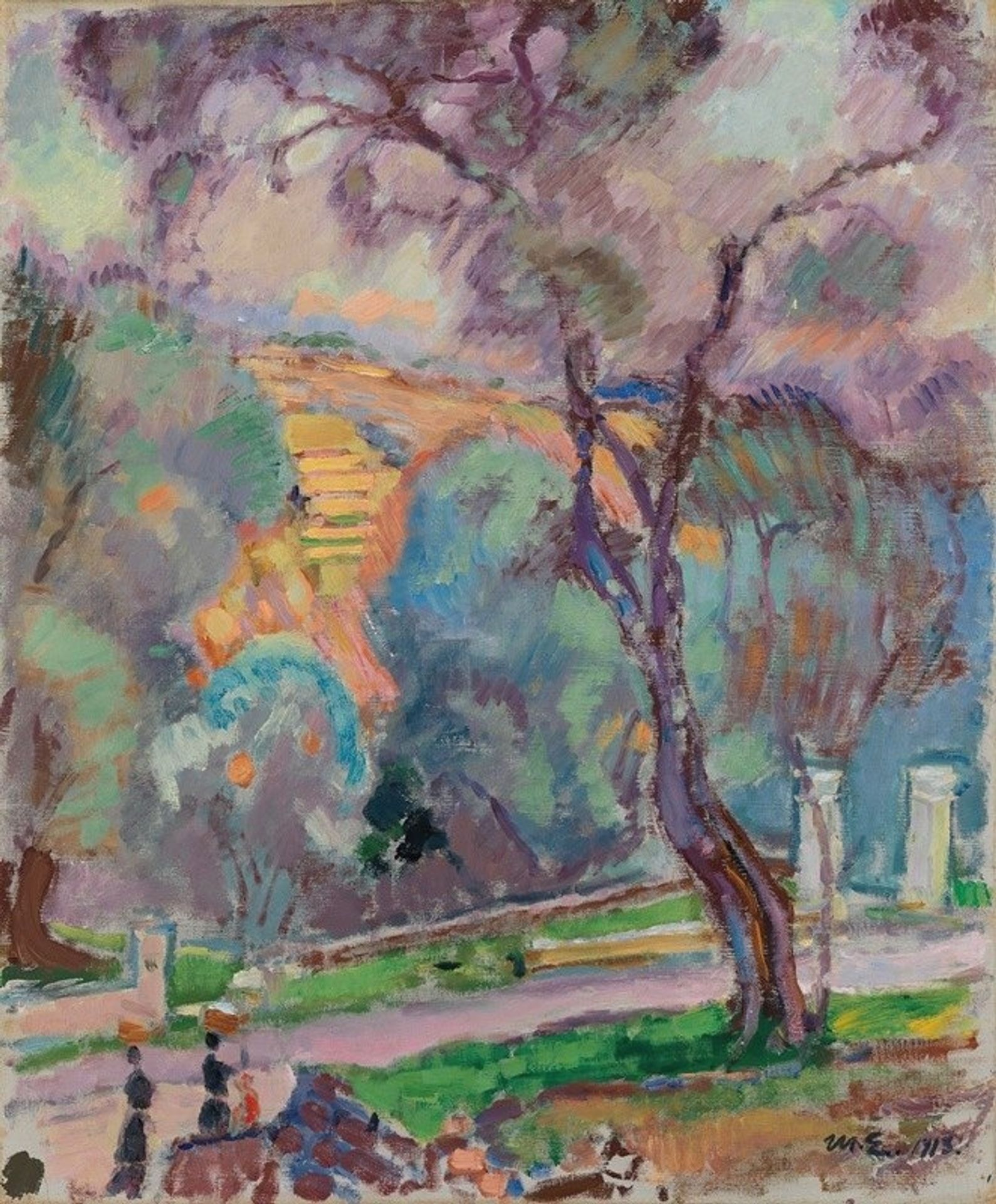 Park View from San Remo by Magnus Enckell