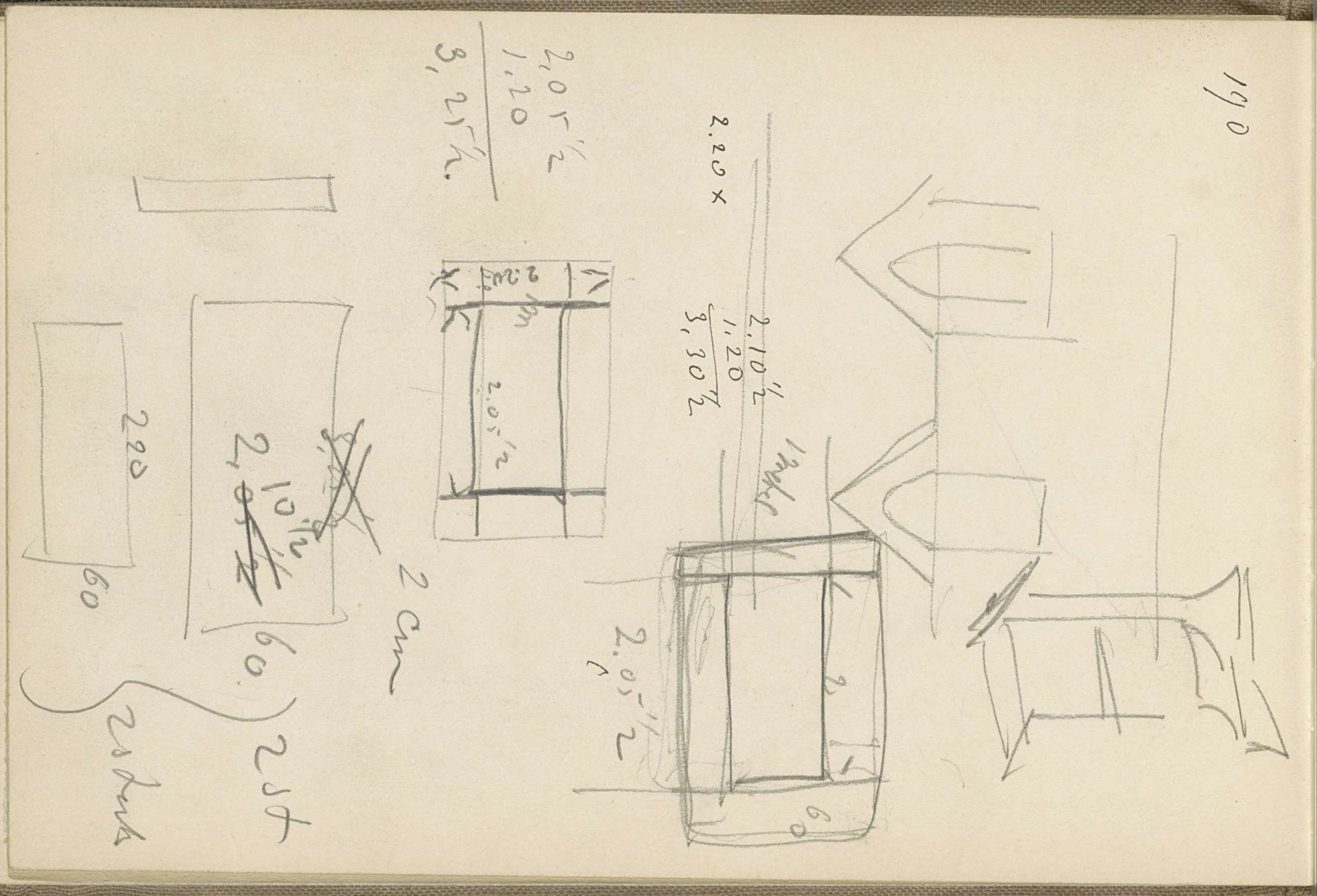 Architectuurstudies by Carel Adolph Lion Cachet