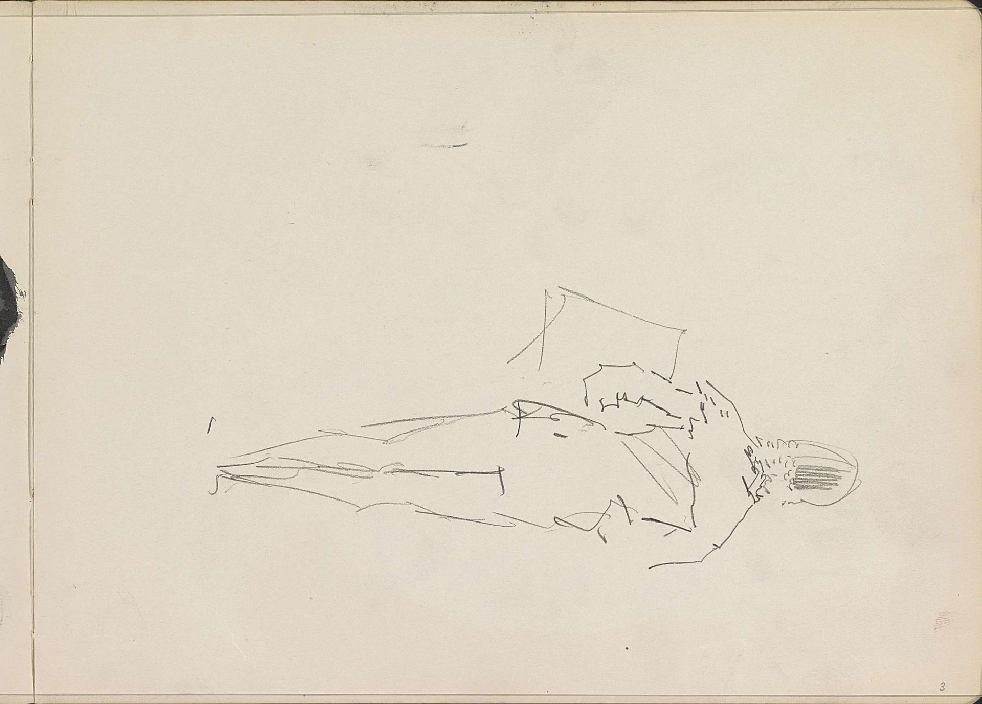 Staande vrouw, op de rug gezien by Isaac Israels