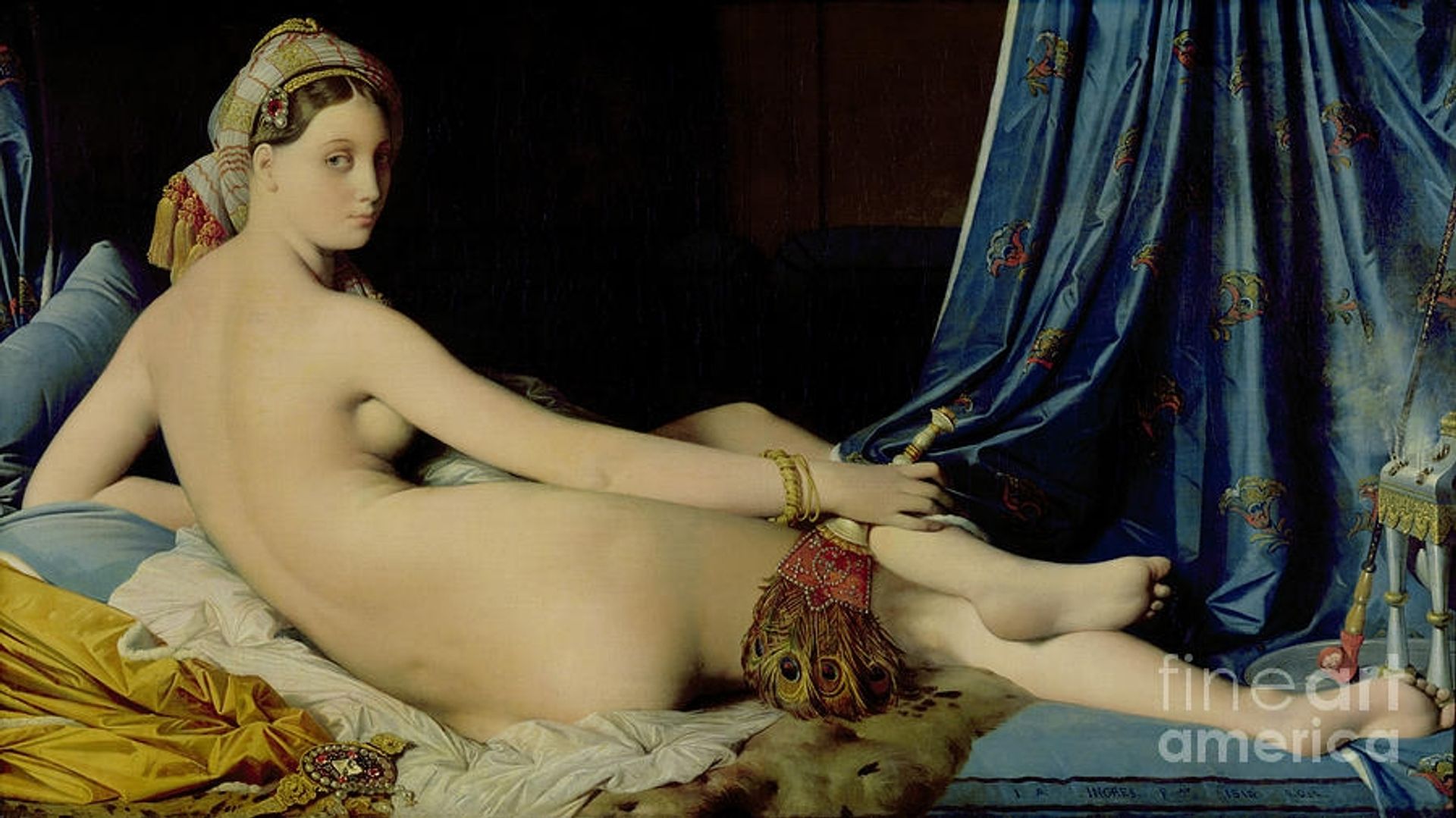 The Grande Odalisque by Jean Auguste Dominique Ingres