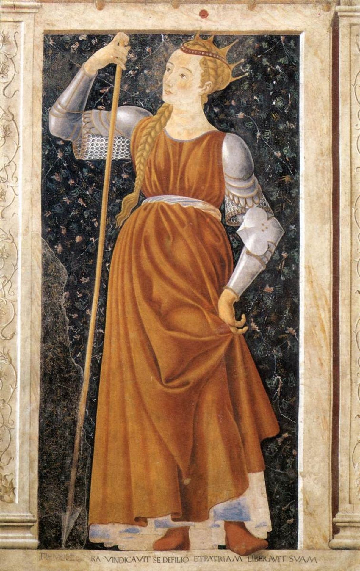 Queen Tomyris by Andrea del Castagno