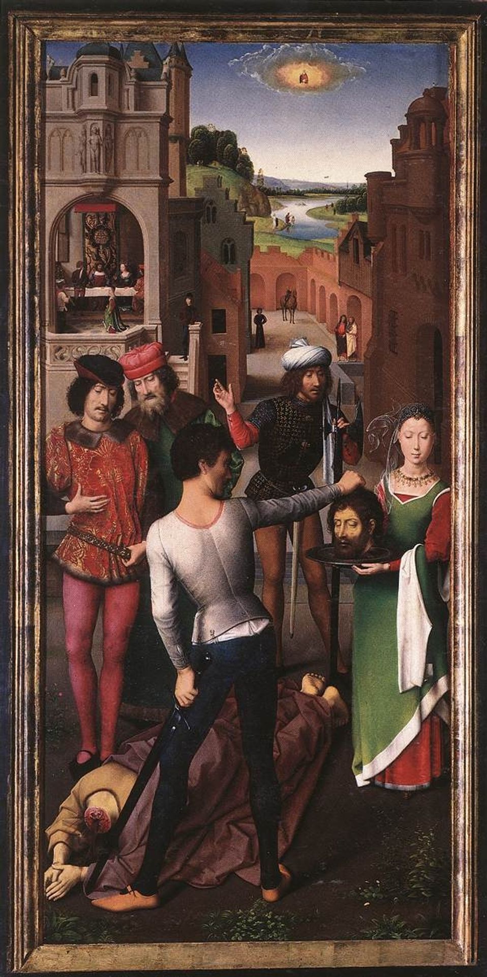 St. John Altarpiece left wing by Hans Memling