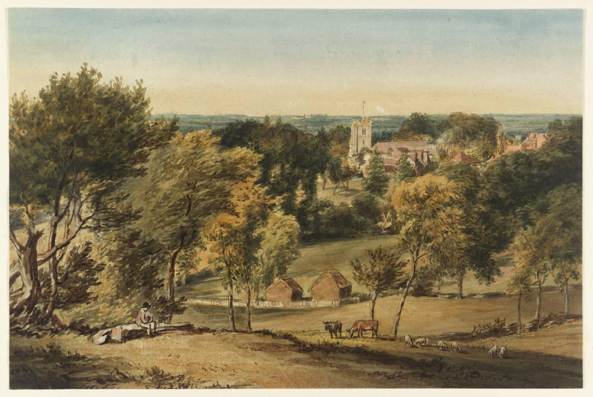 ?Bushey by William Henry Hunt