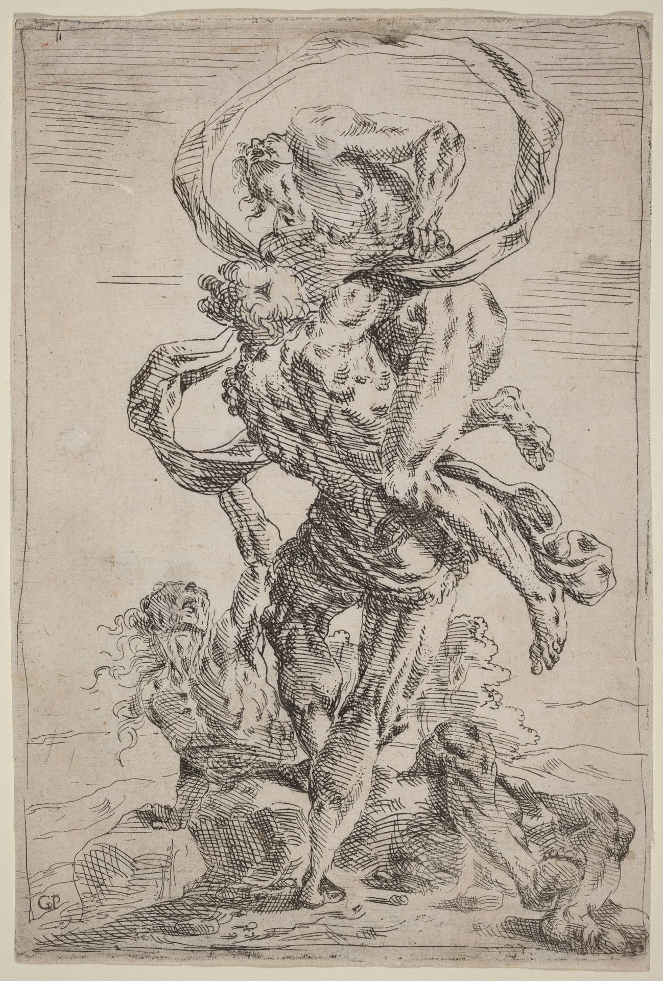Hercules and Antaeus by Giovanni Pietro Possenti