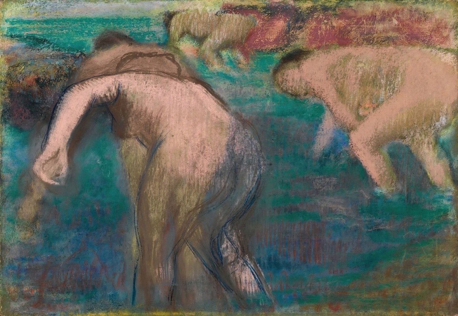 Femmes Au Bain by Edgar Degas