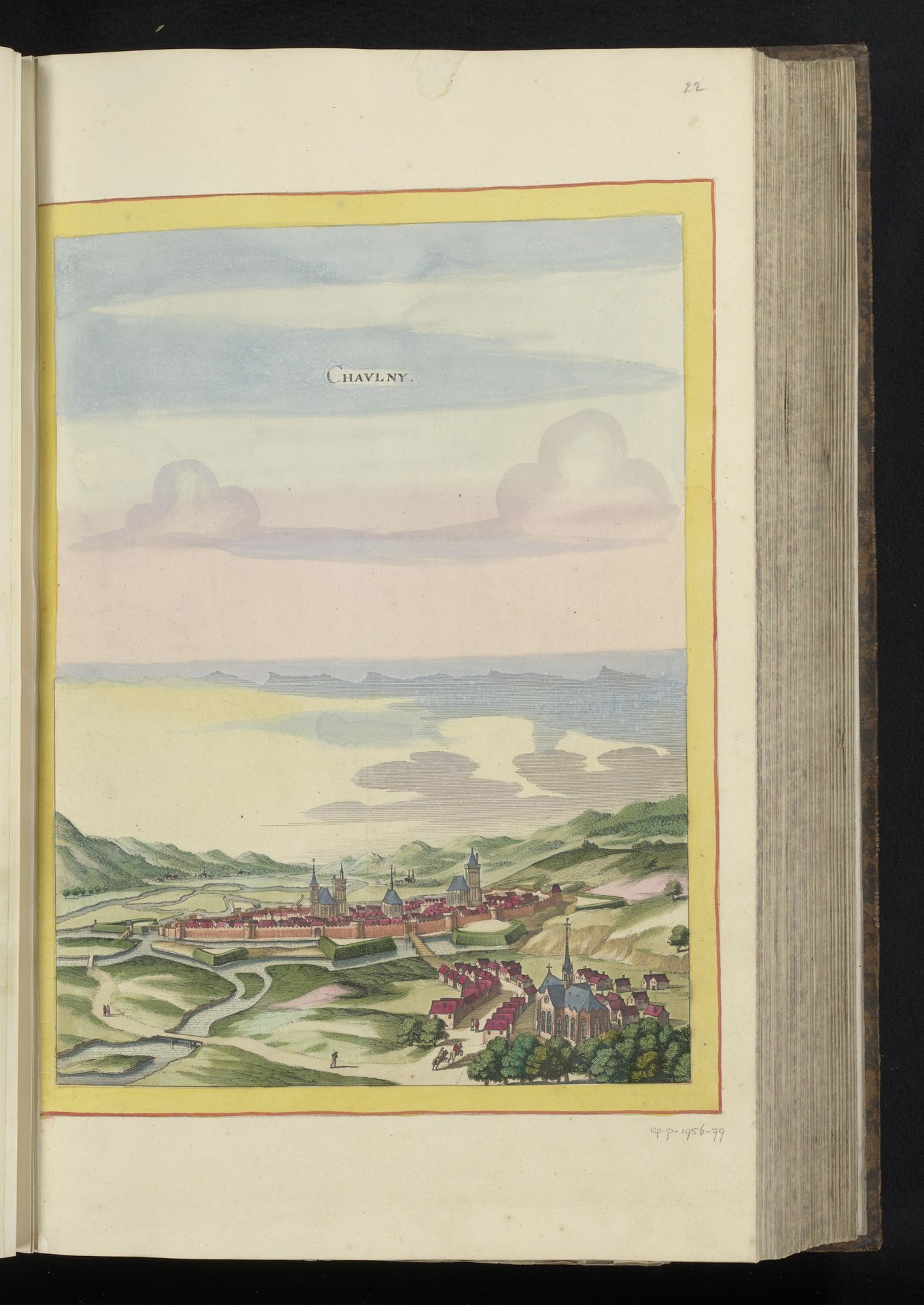 Gezicht op Chauny by Anonymous