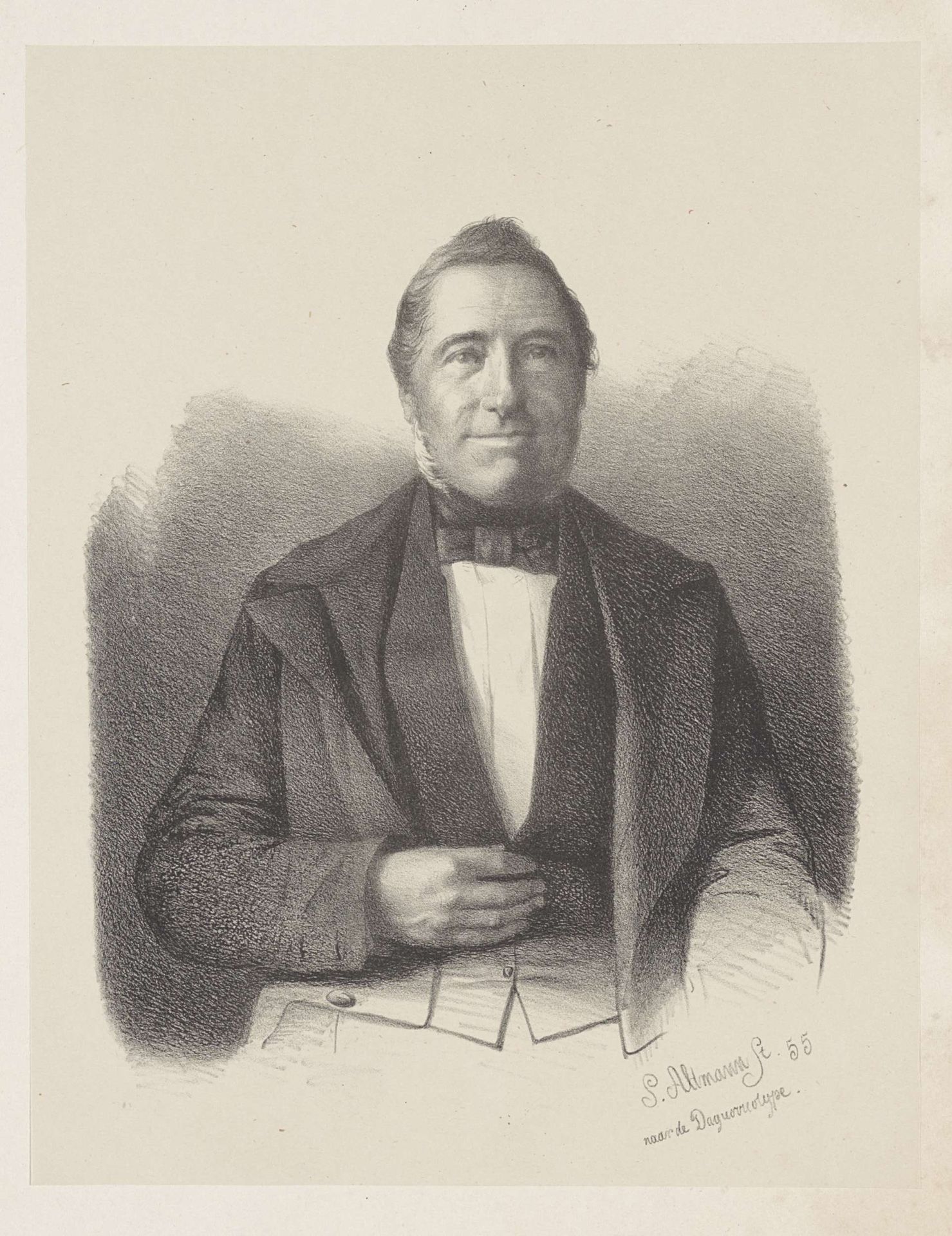Portret van een onbekende man by Sybrand Altmann