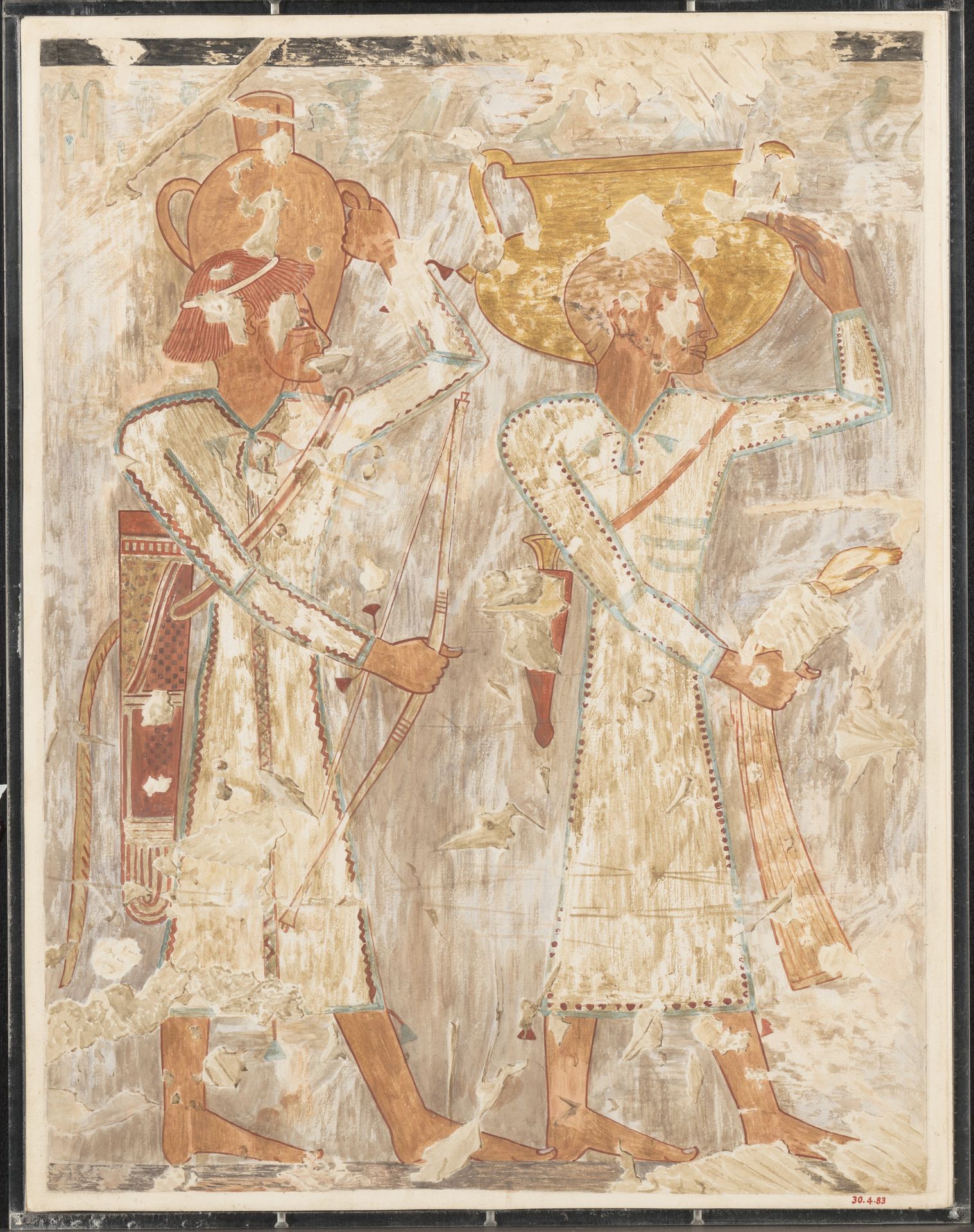 Syrians Bringing Vessels and Weapons, Tomb of Rekhmire by Nina de Garis Davies