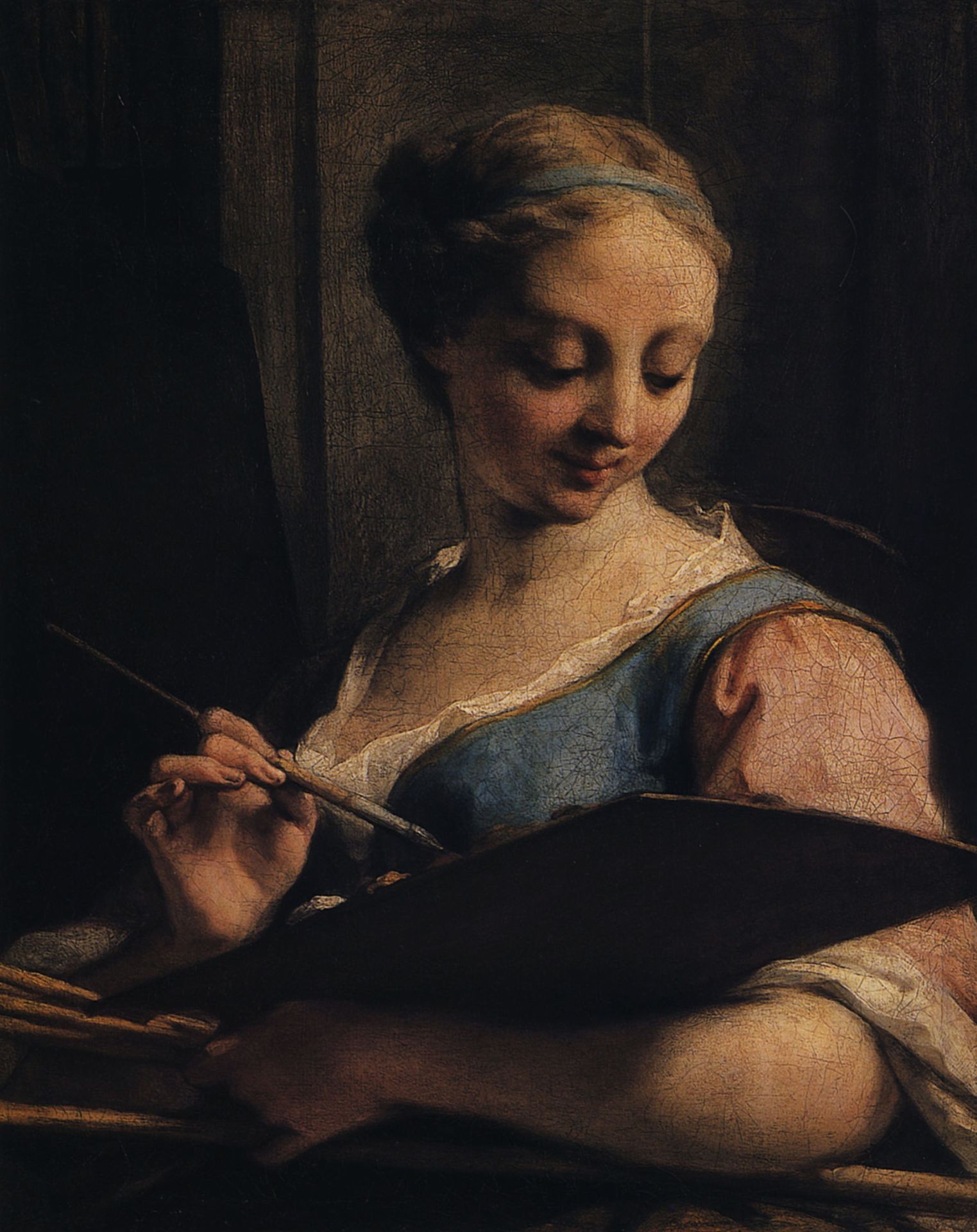 Jean Restout by Maurice Quentin de La Tour