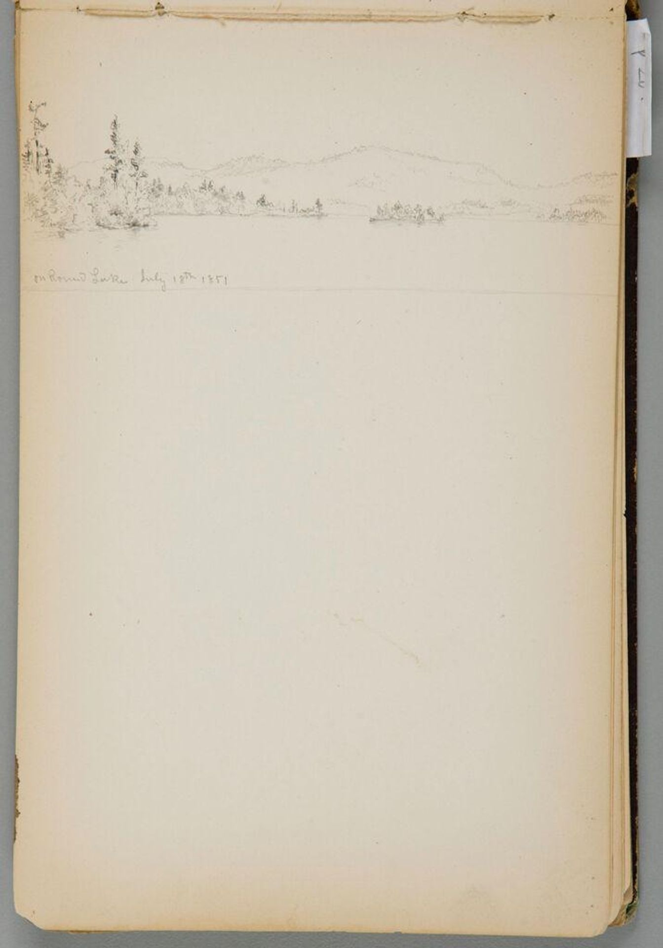On Round Lake, New York by Sanford Robinson Gifford