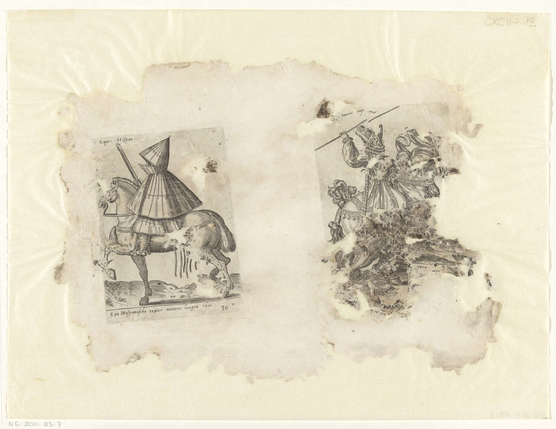 Spaanse ruiter en picador by Abraham de Bruyn