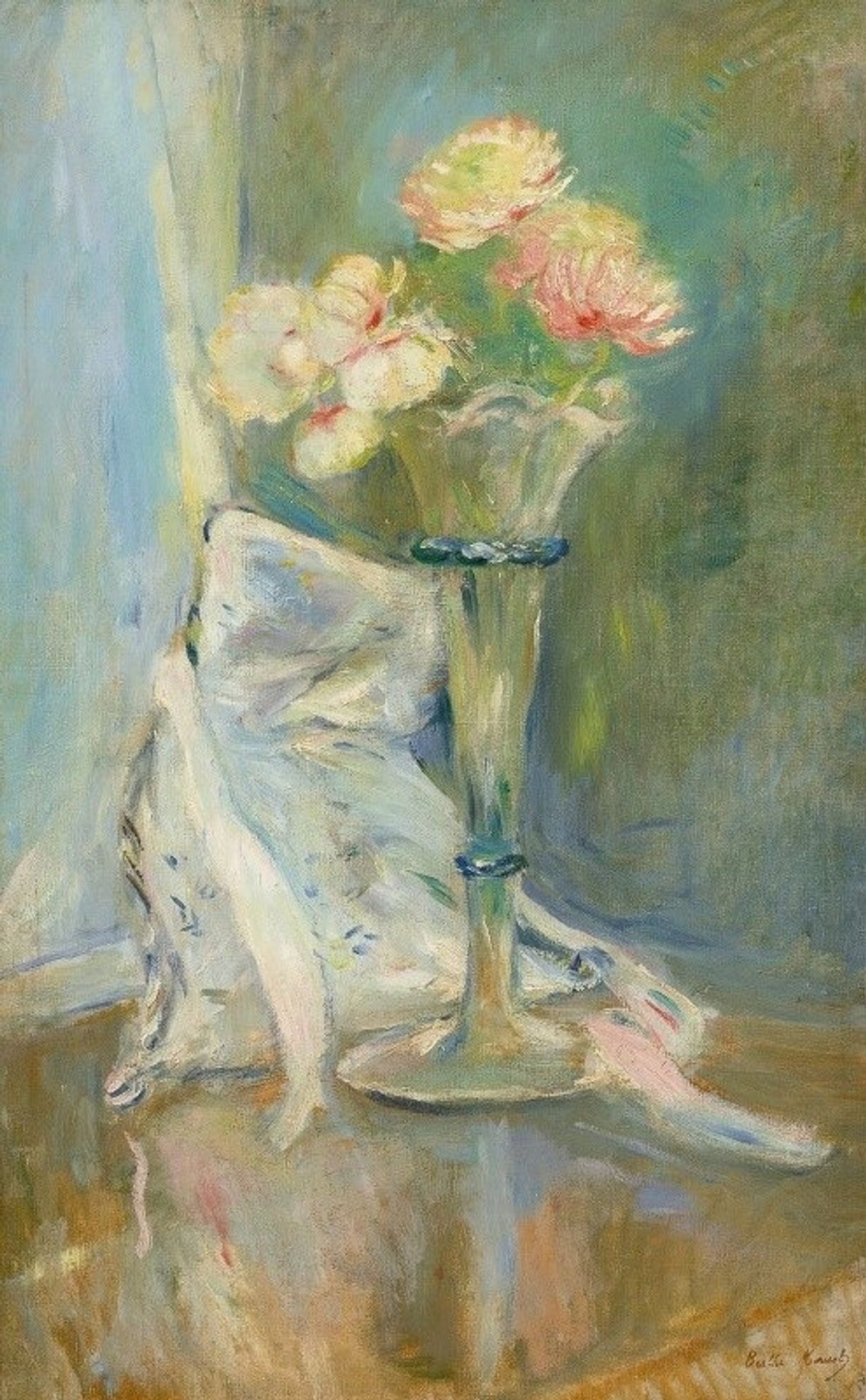 Anémones Roses by Berthe Morisot