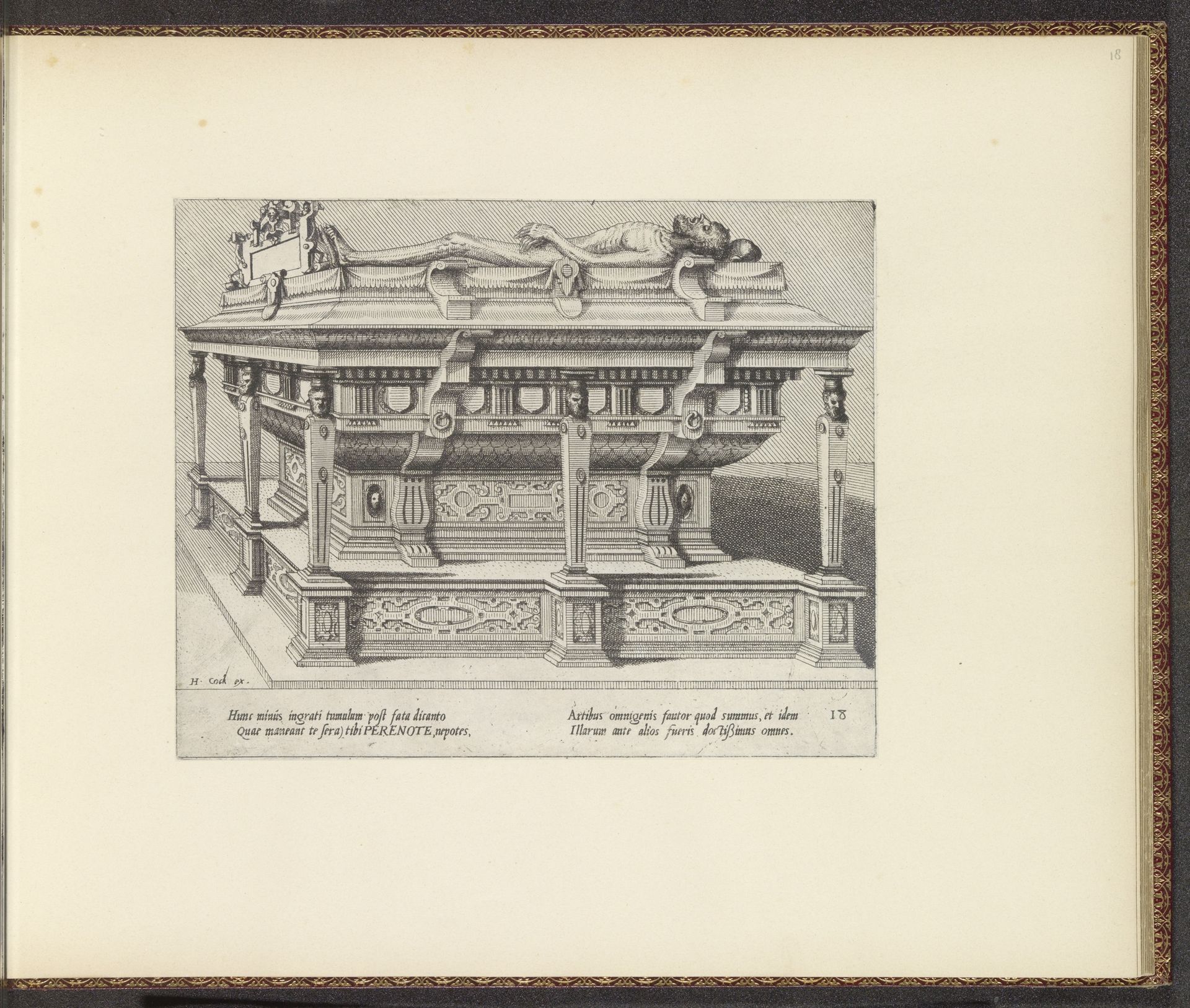 Grafmonument voor Antoine Perrenot by Johannes of Lucas van Doetechum