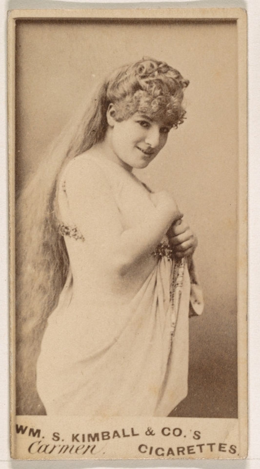 Miss Carmen, from the Actresses series (N203) issued by Wm. S. Kimball & Co. by William S. Kimball & Company