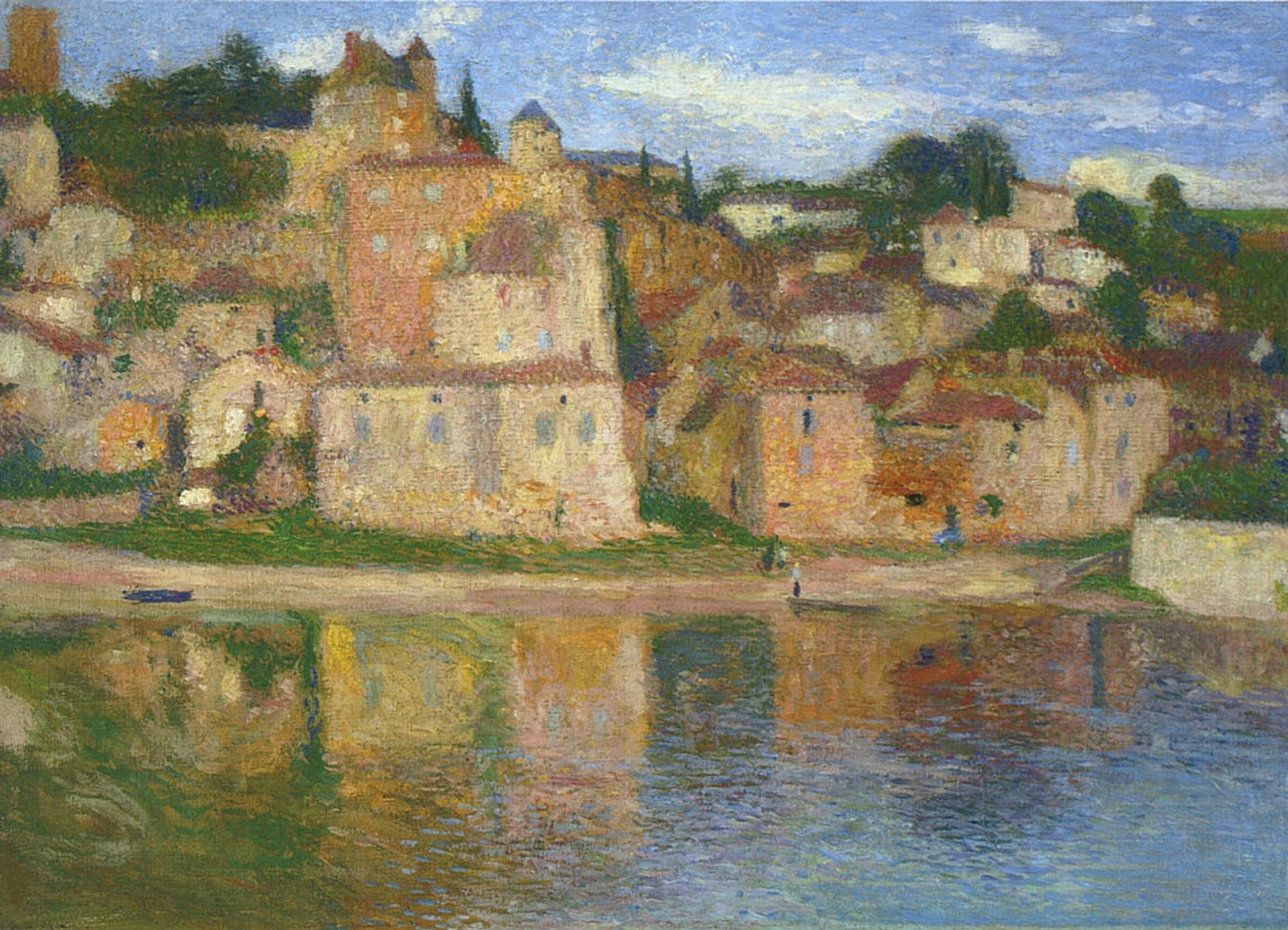 View of Puy l'Eveque by Henri Martin