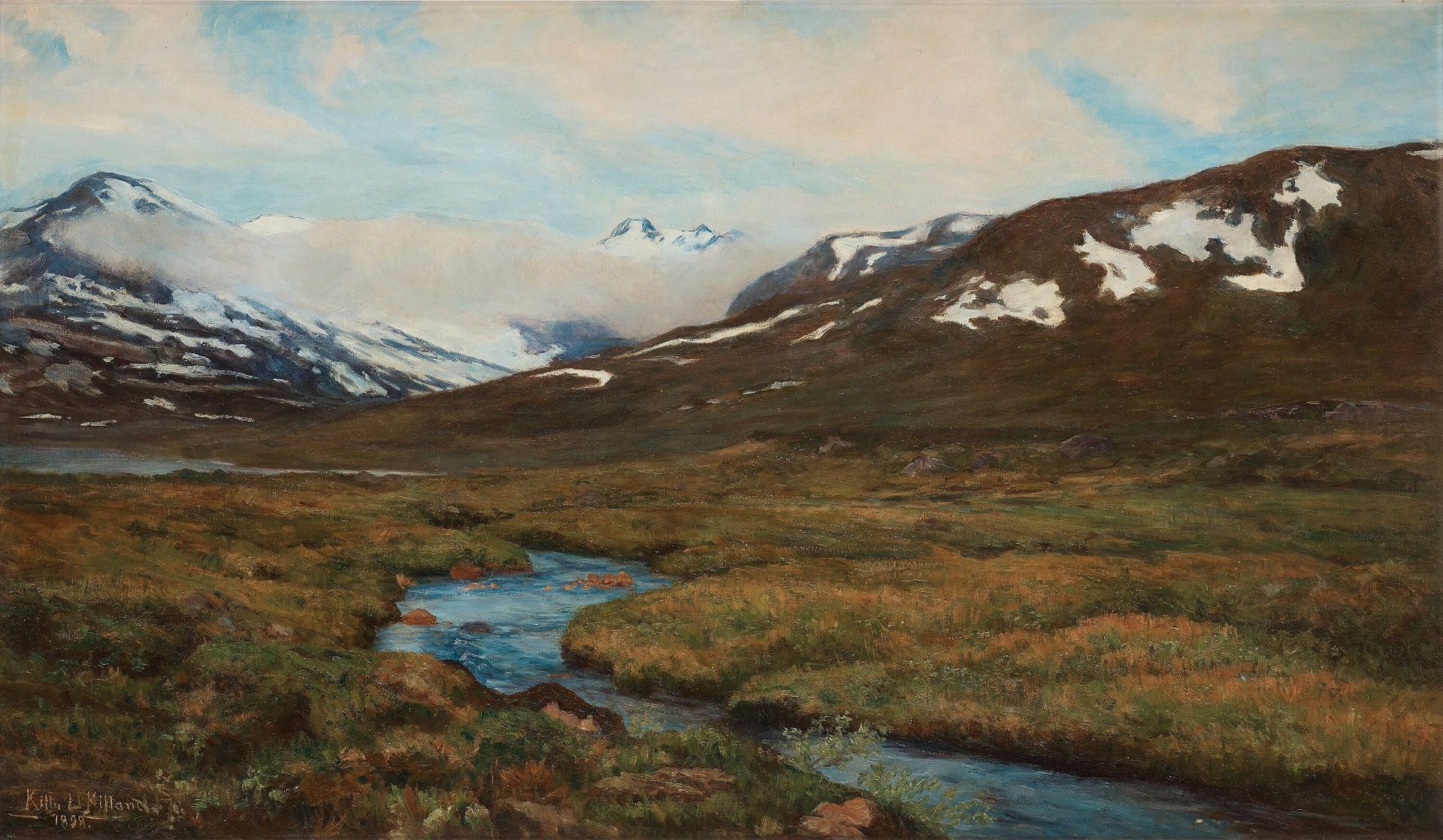 Mountain Landscape by Kitty Lange Kielland
