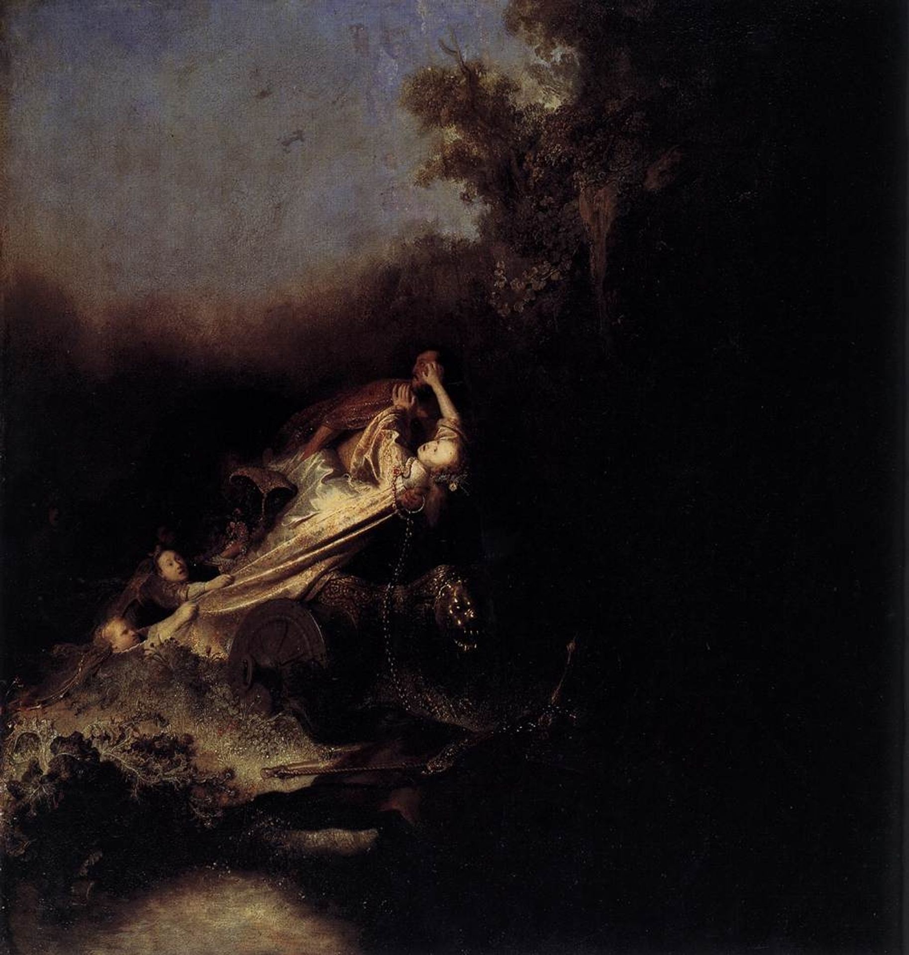 Rape of Proserpina by Rembrandt van Rijn