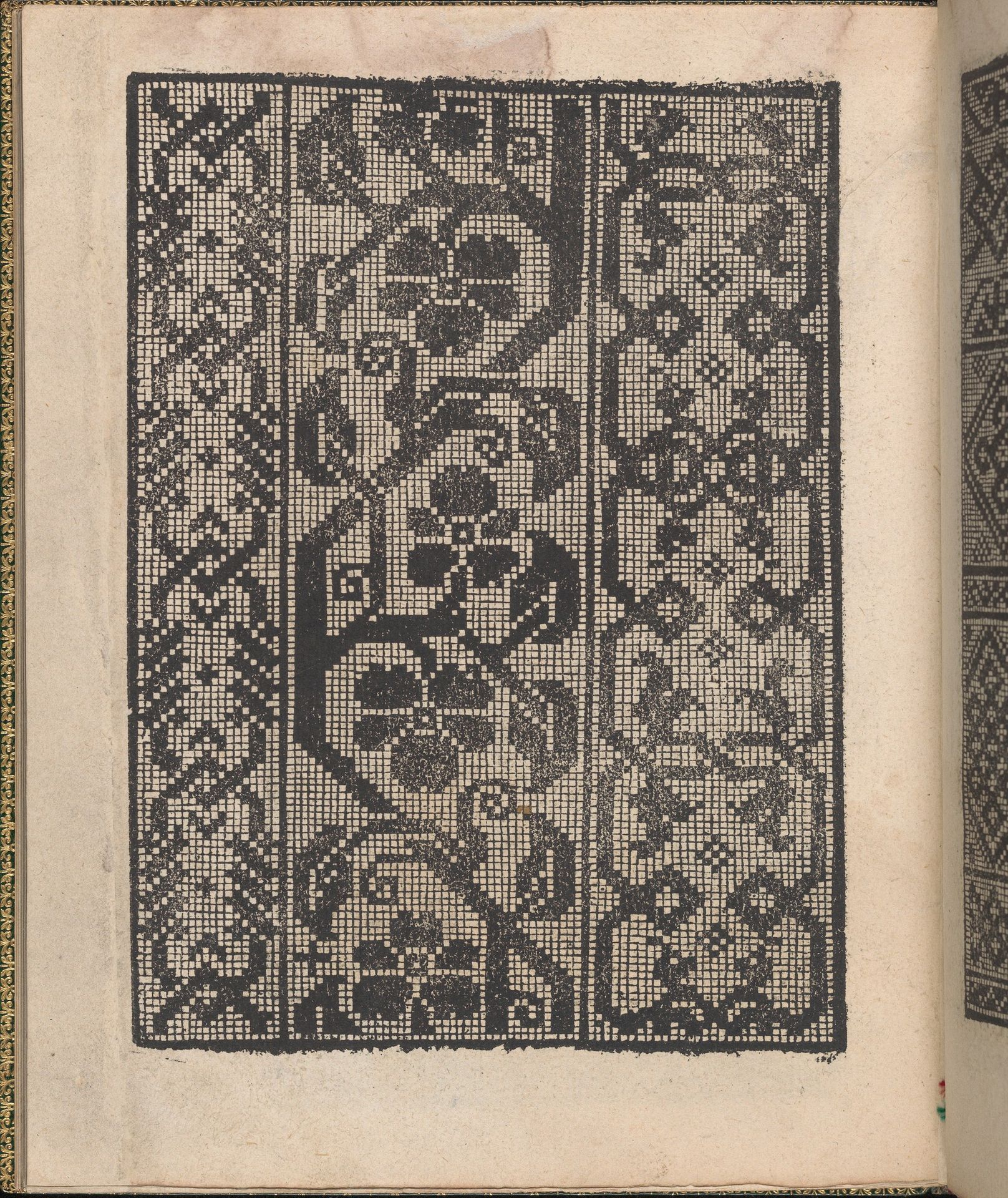 Ornamento delle belle & virtuose donne, page 21 (verso) by Matteo Pagano