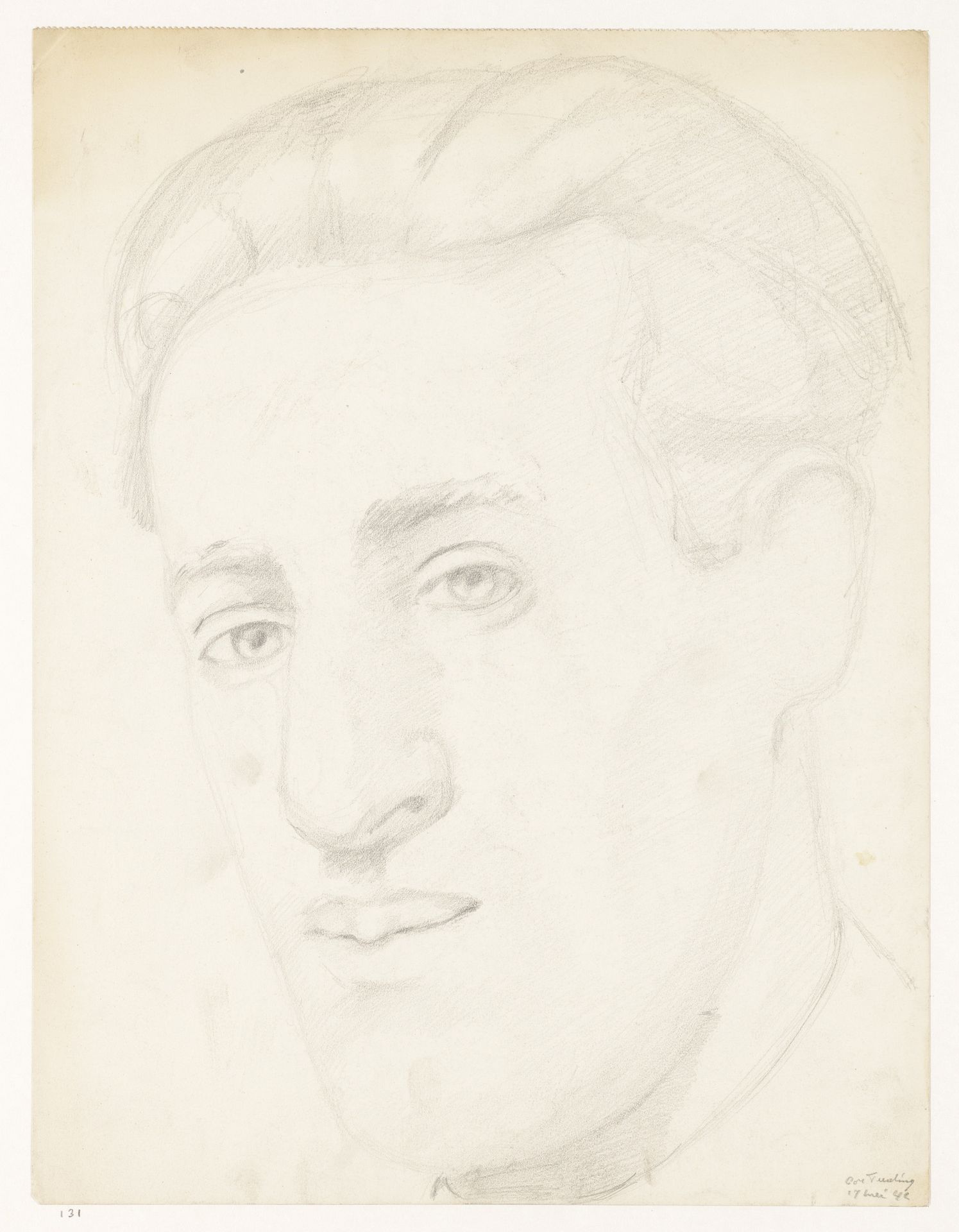 Zelfportret, 17 mei by Cor van Teeseling