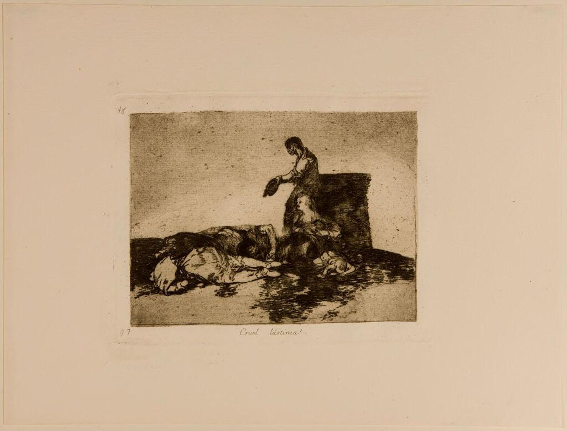 Cruel Tale of Woe! by Francisco JosÃ© de Goya y Lucientes