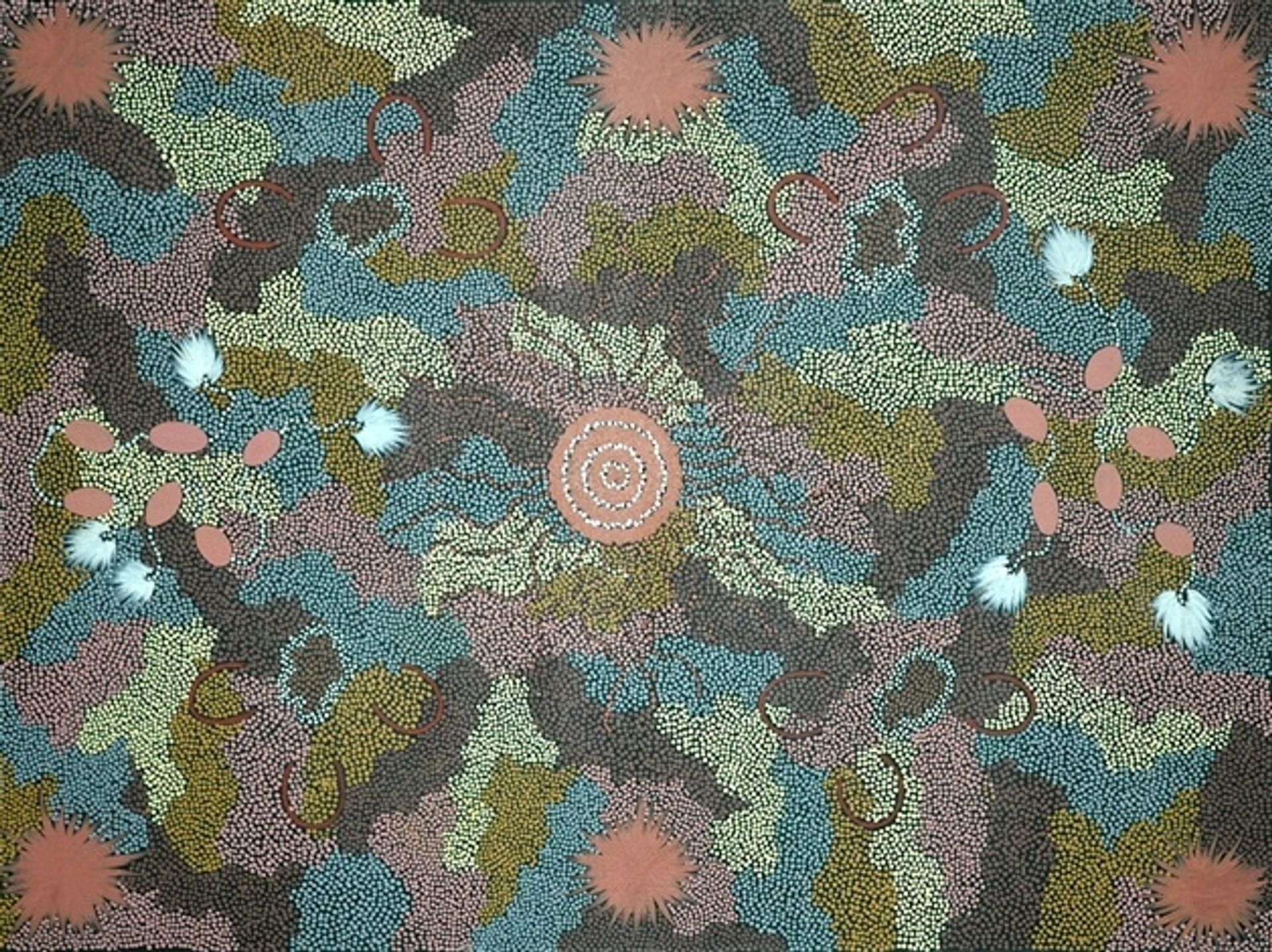 Women's Ceremony by Gabriella Possum Nungurrayi