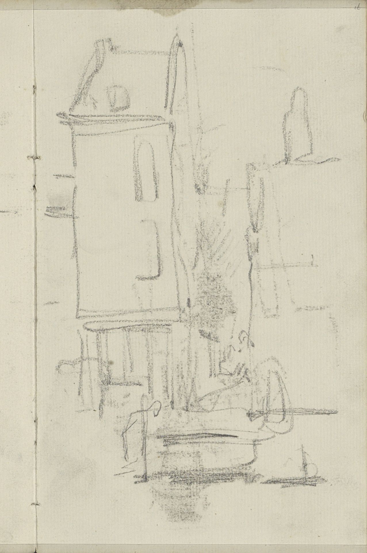 Stadsgezicht in Zuid-Holland by George Hendrik Breitner