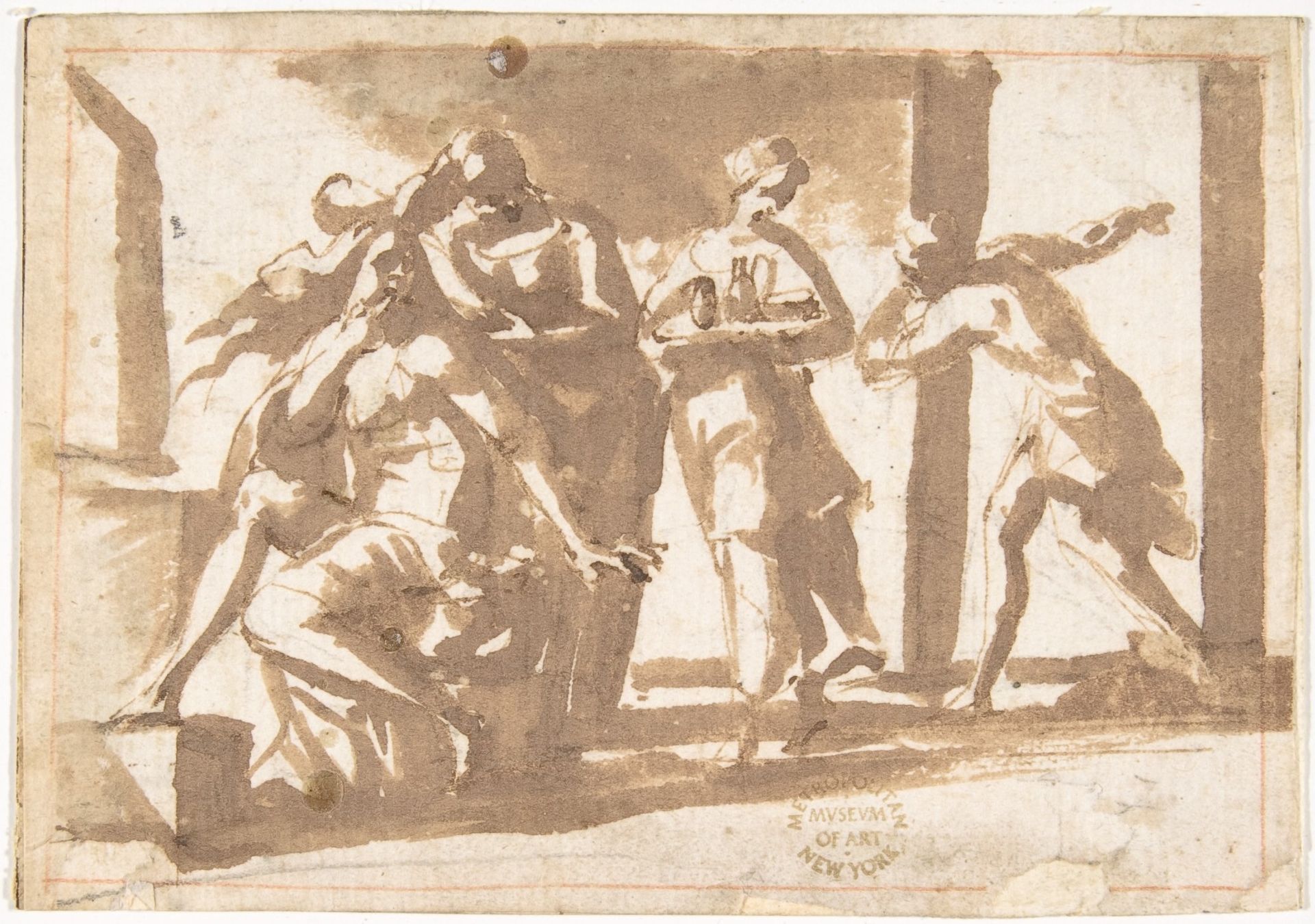The Departure of Aeneas Announced to Dido? by Francesco Allegrini