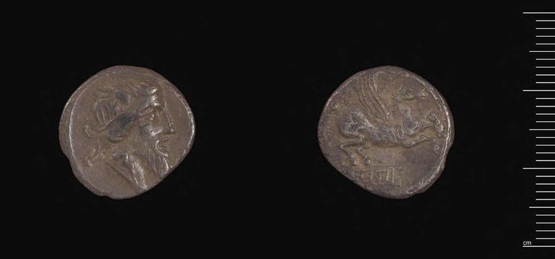 Denarius of Q. Titius Mutto, Rome by Moneyer: Q. Titius Mutto
