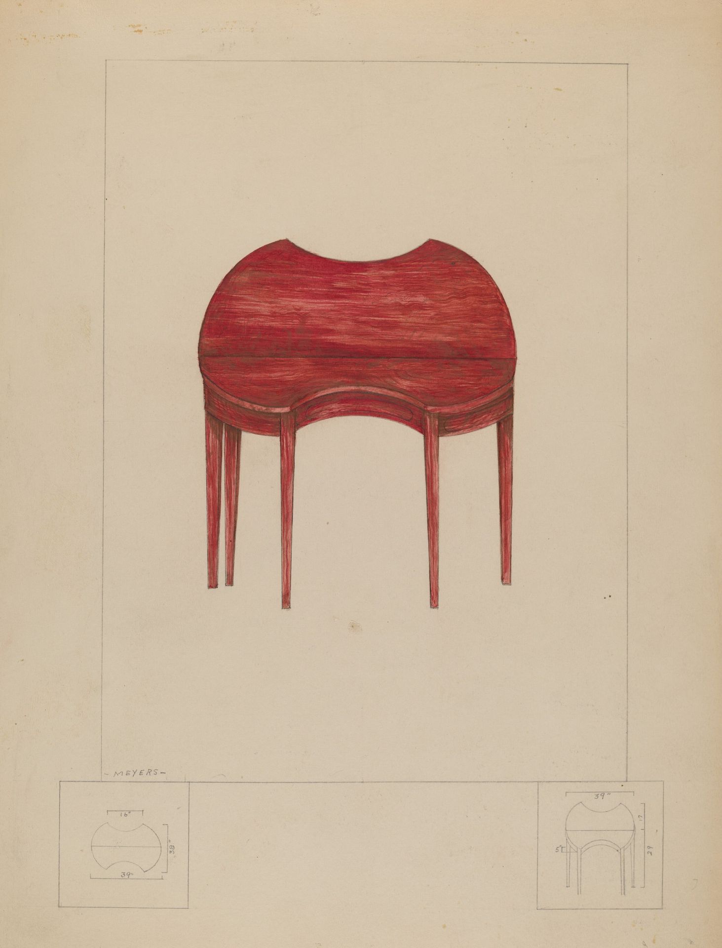 Card Table by Henry Meyers