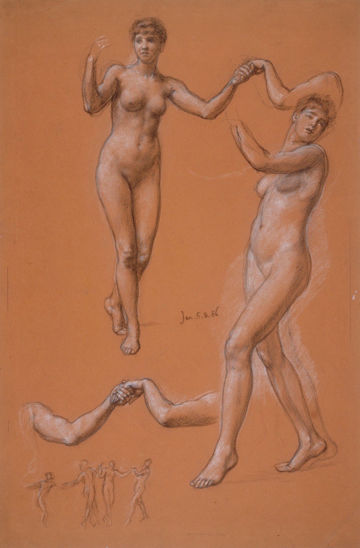 Study for Serene Hours by Edward John Poynter