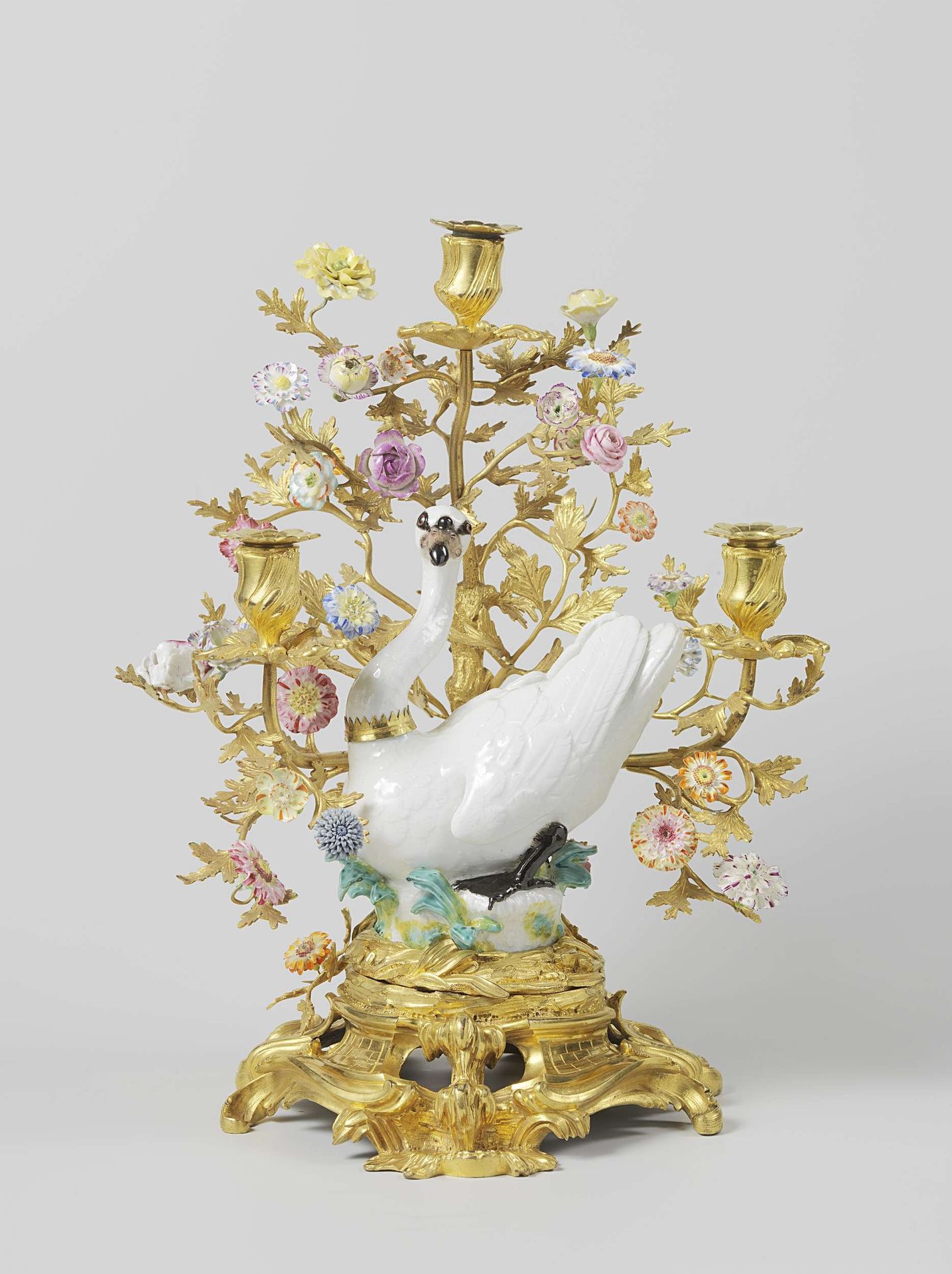Two candelabra by Anonymous