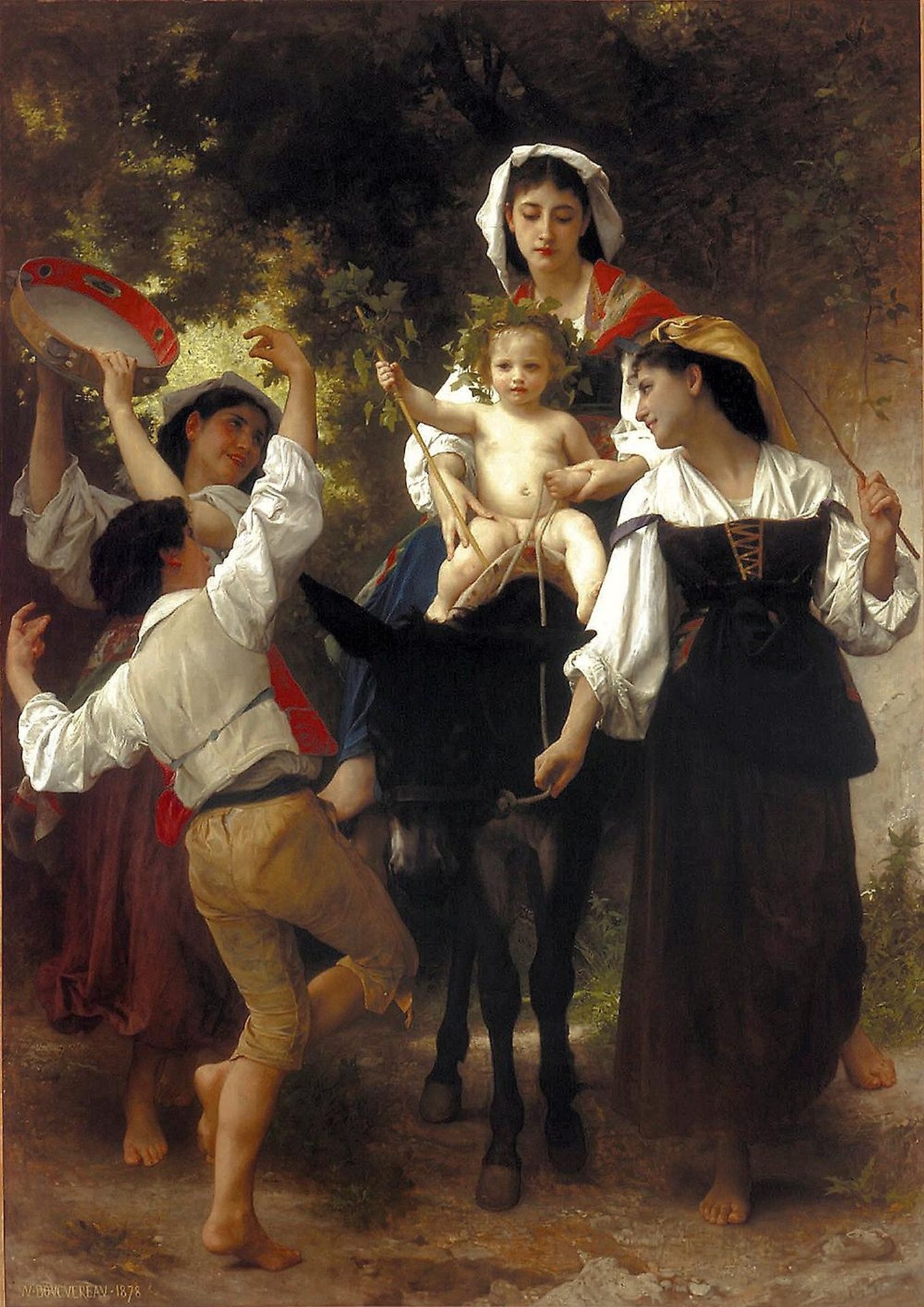 Return from the Harvest by William Bouguereau