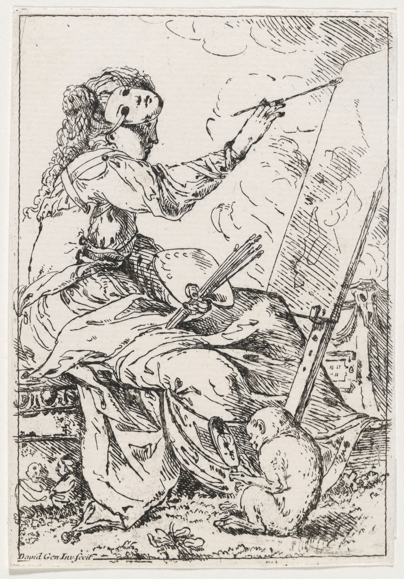 Allegory of Painting by Giovanni David