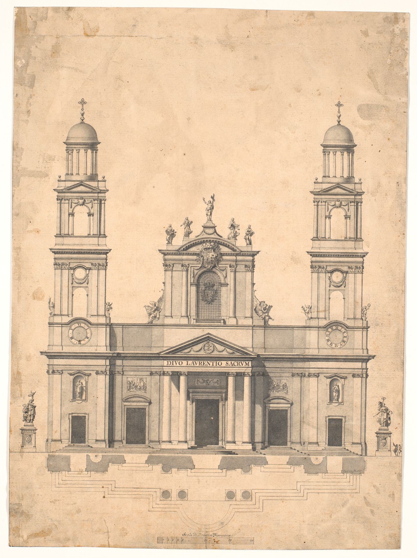 Udkast til facaden af S. Lorenzo, Firenze by Marcus Tuscher