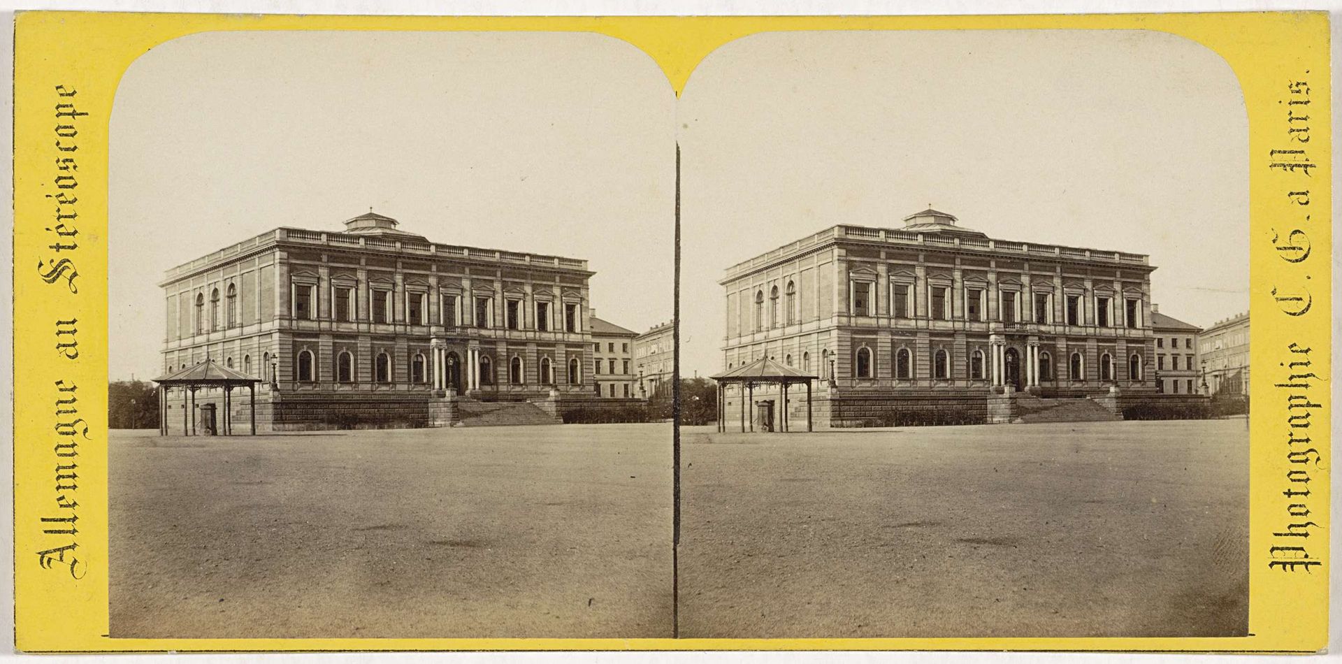 Museum voor beeldende kunst aan de Augustusplatz in Leipzig, Duitsland by Charles Gaudin