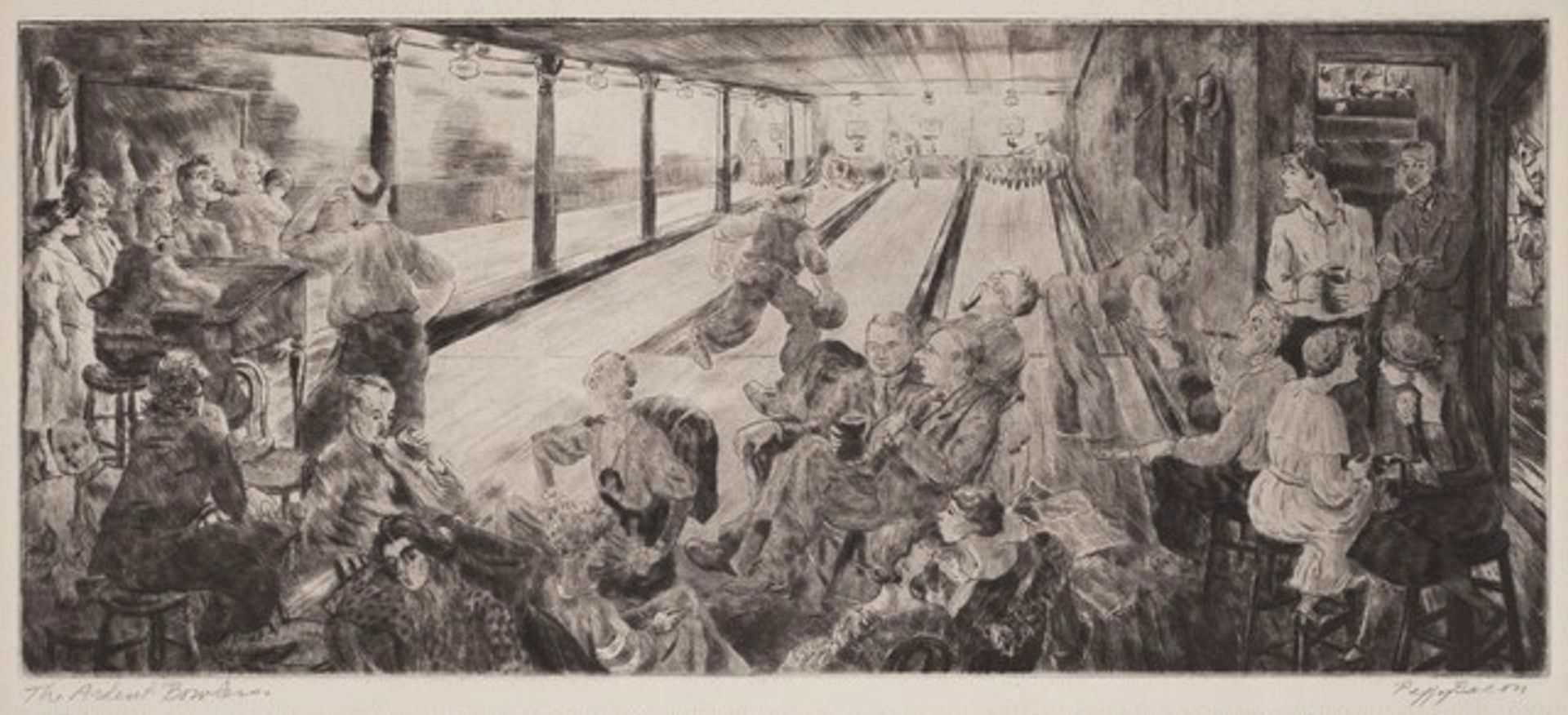 The Ardent Bowlers by Peggy Bacon
