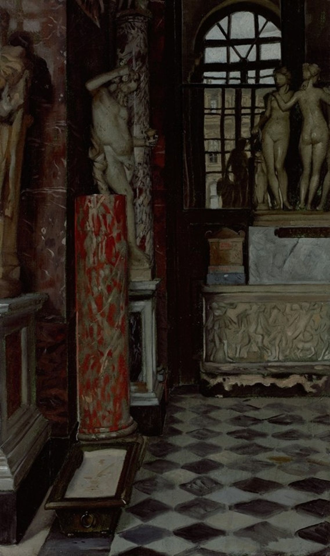 A View of a Room of Greek, Roman and Etruscan Antiquities by James Tissot
