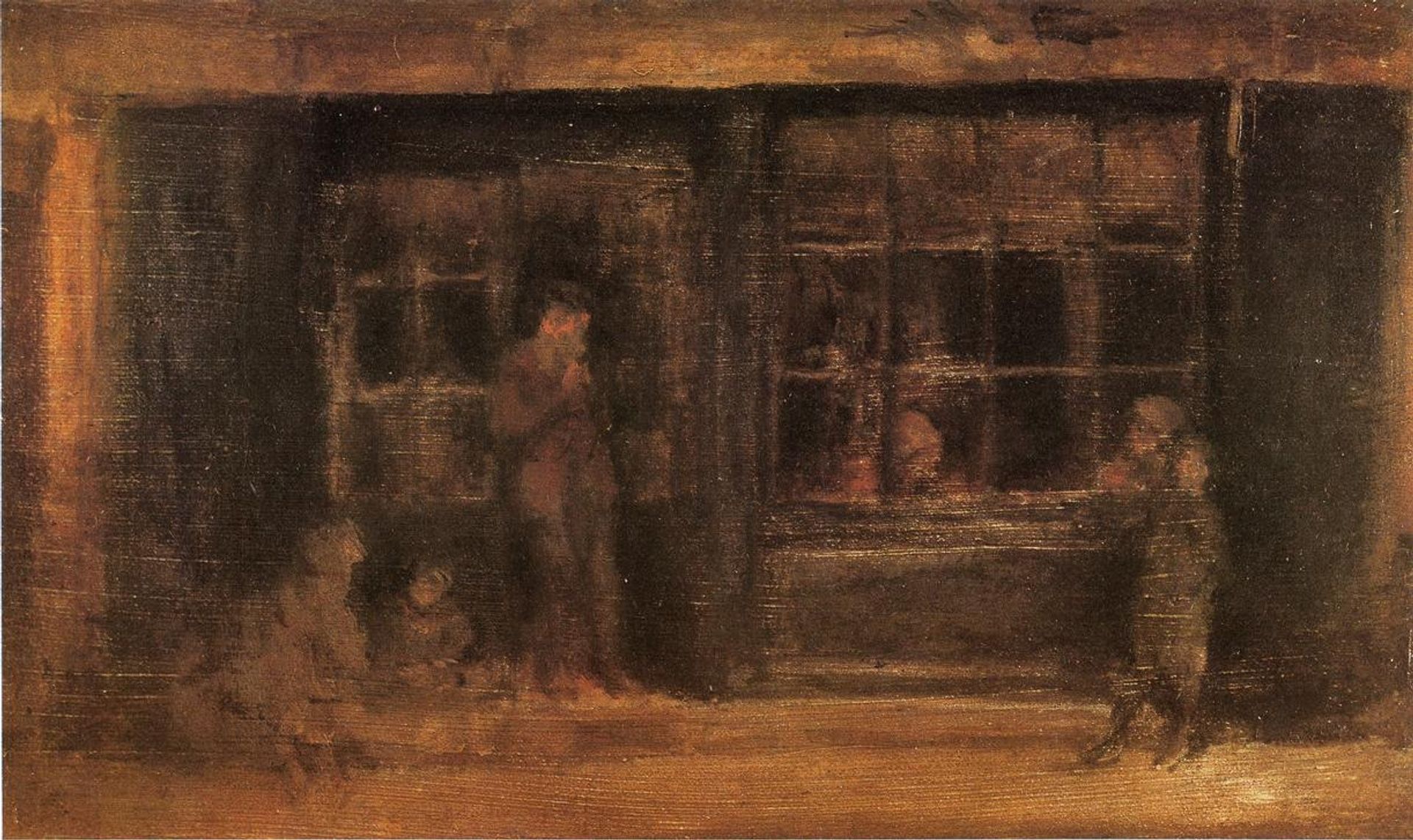 A Shop by James Abbott McNeill Whistler