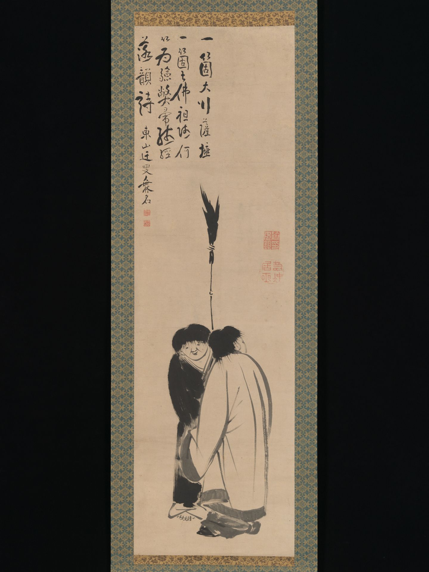 Hanshan and Shide (Japanese: Kanzan and Jittoku) by Ito Jakuchu