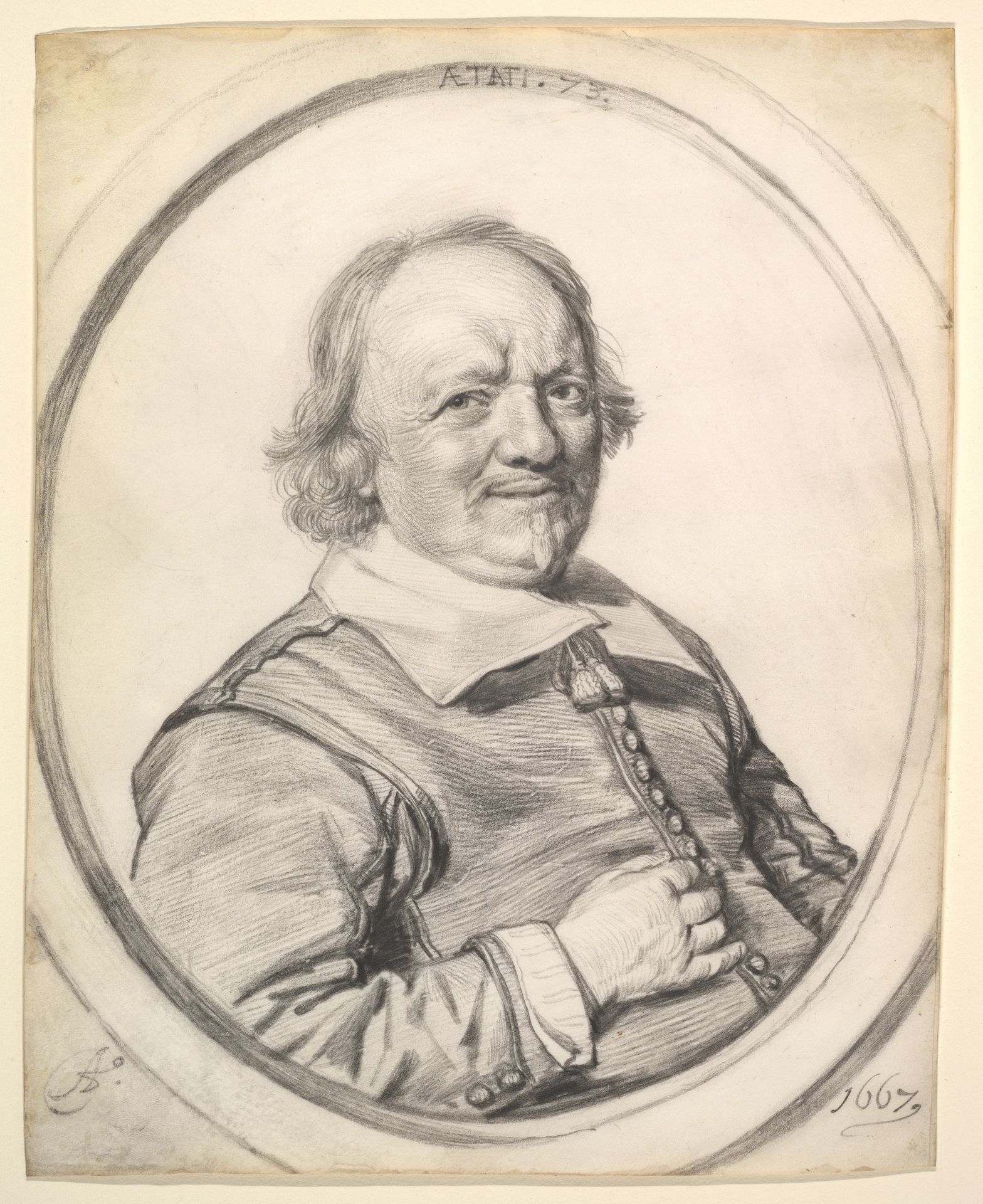 Portrait of a Gentleman Aged 73 by Anonymous