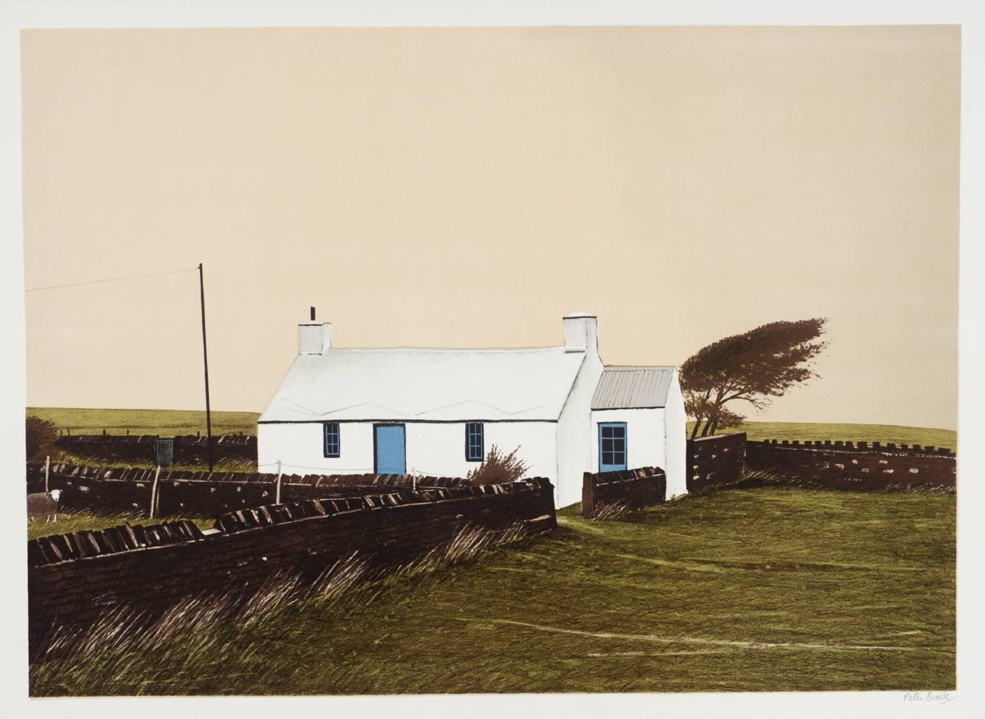 AUGUST Cottage in Anglesey by  Peter Brook
